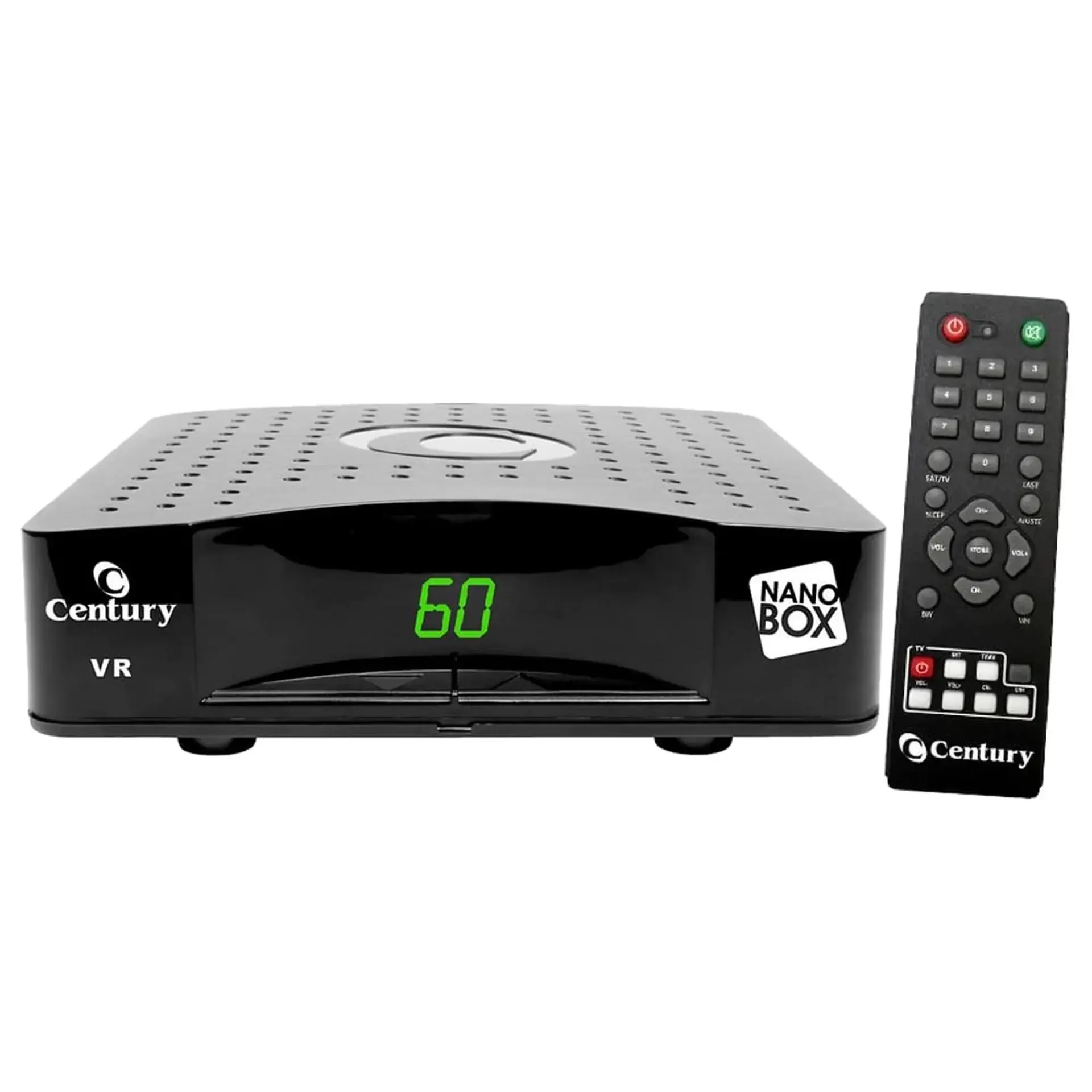 Receptor 60 Canais com Controle Remoto Inteligente Century Nanobox