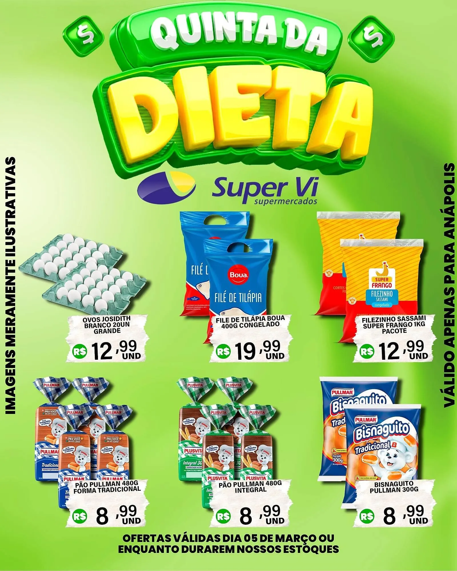 Encarte de Catálogo Super Vi Supermercados 5 de março até 5 de março 2026 - Pagina 1