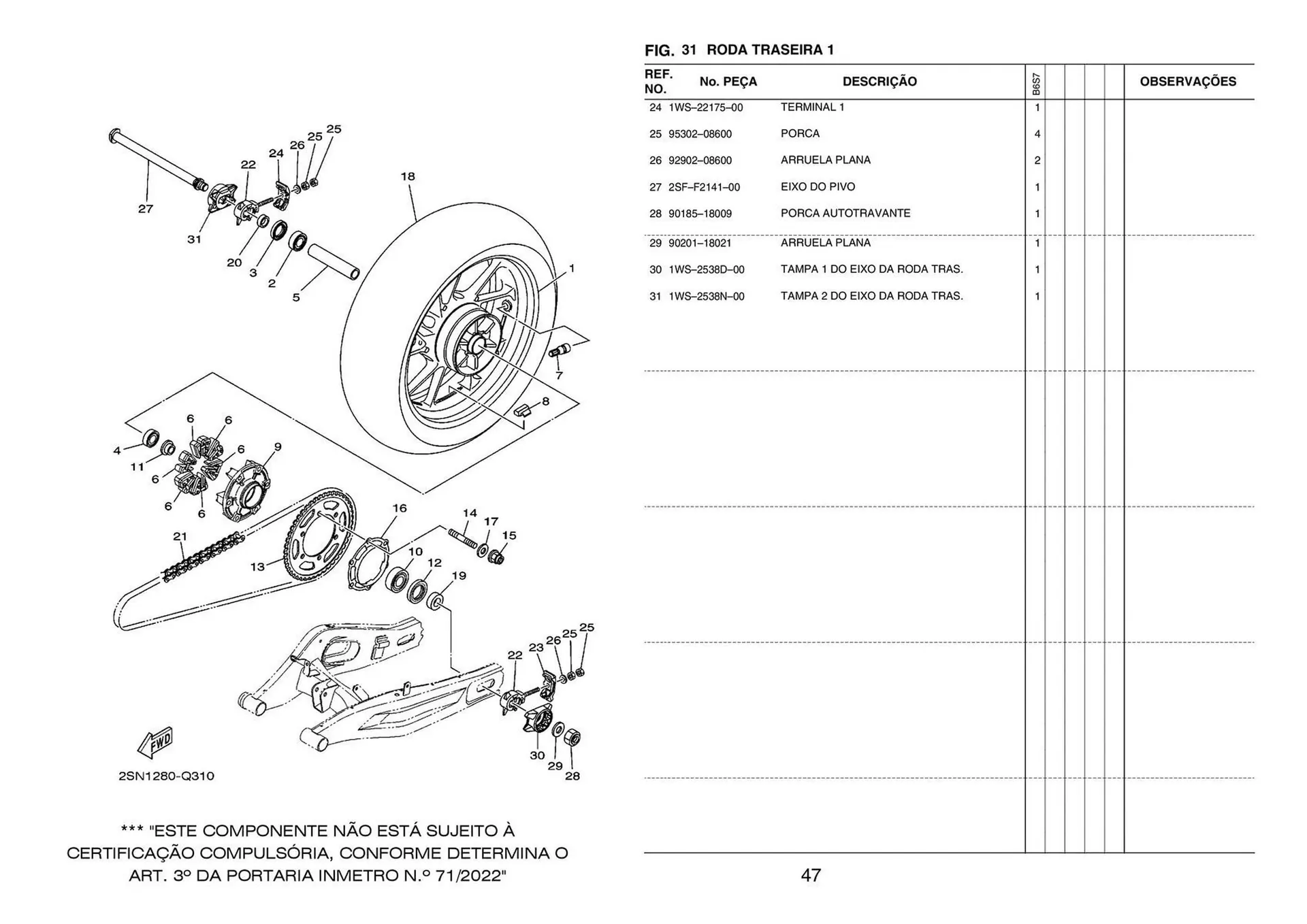 Encarte de Catálogo Yamaha 15 de janeiro até 15 de março 2024 - Pagina 133