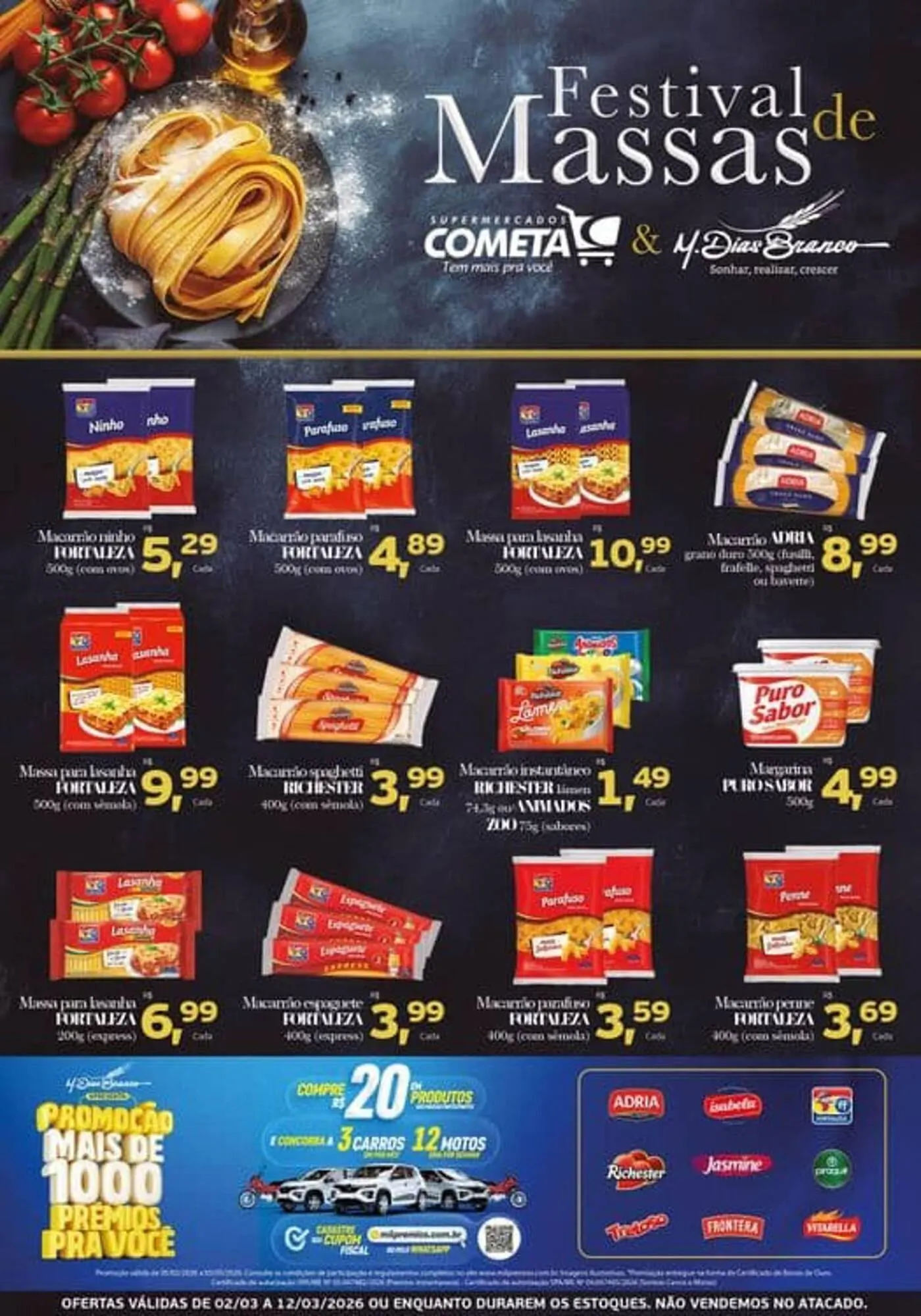 Encarte de Encarte Cometa Supermercados 2 de março até 12 de março 2026 - Pagina 1