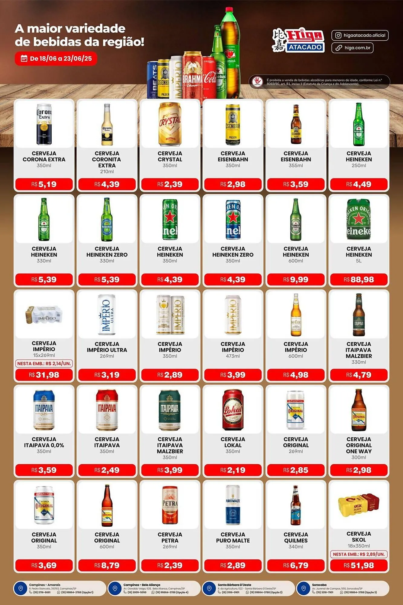 Encarte de Catálogo Higa Atacado 18 de junho até 23 de junho 2025 - Pagina 2
