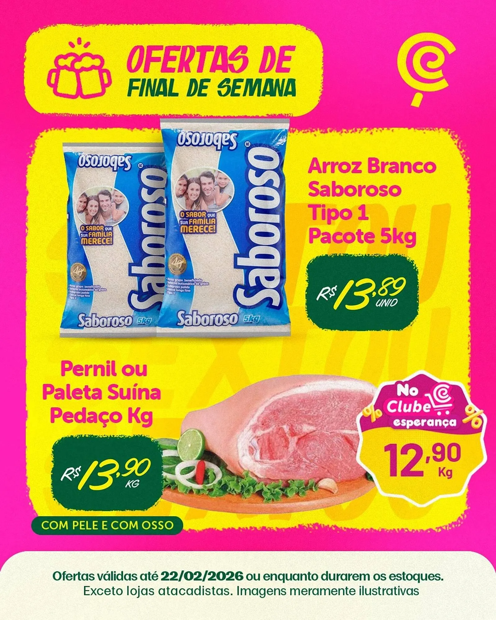 Encarte de Folheto Comercial Esperança 20 de fevereiro até 22 de fevereiro 2026 - Pagina 1