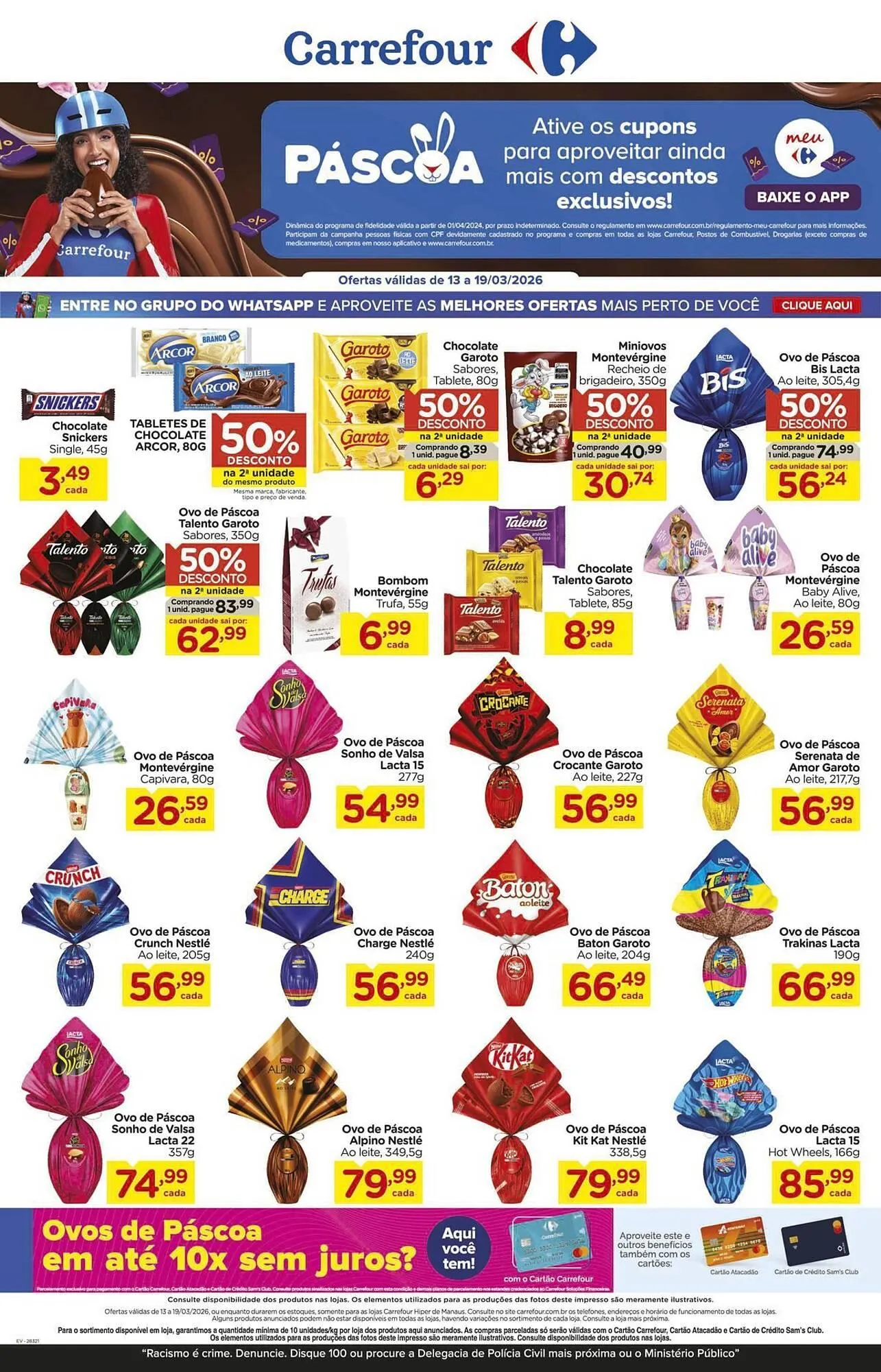 Encarte de Folheto Carrefour 16 de março até 19 de março 2026 - Pagina 1