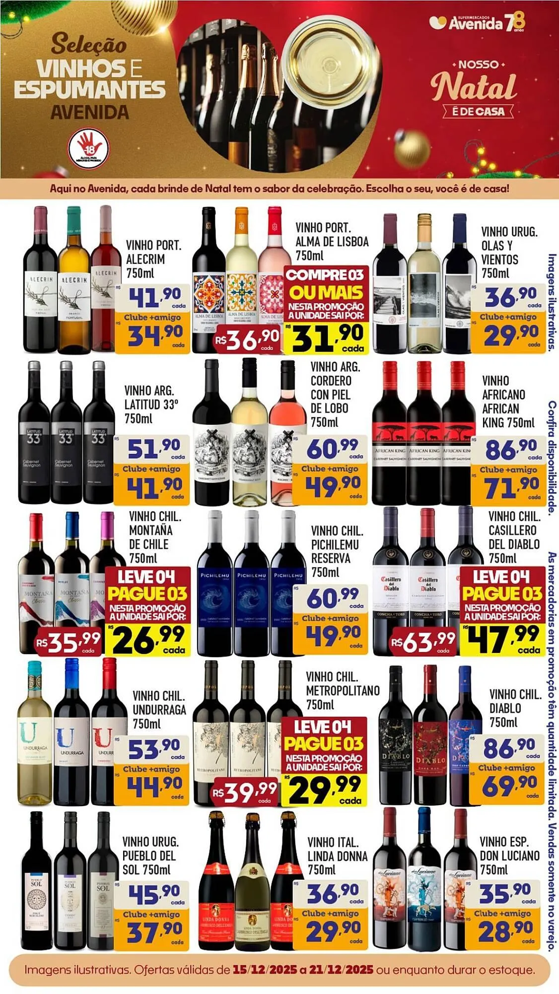 Encarte de Catálogo Supermercados Avenida 18 de dezembro até 28 de dezembro 2025 - Pagina 13