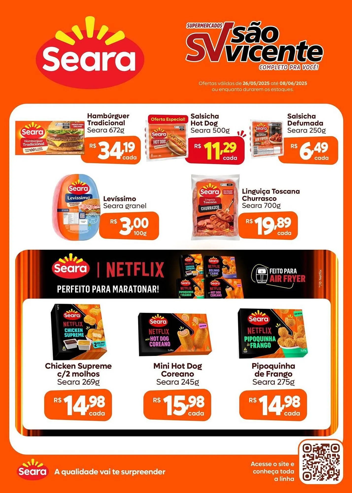 Encarte de Catálogo Supermercados São Vicente 26 de maio até 8 de junho 2025 - Pagina 1