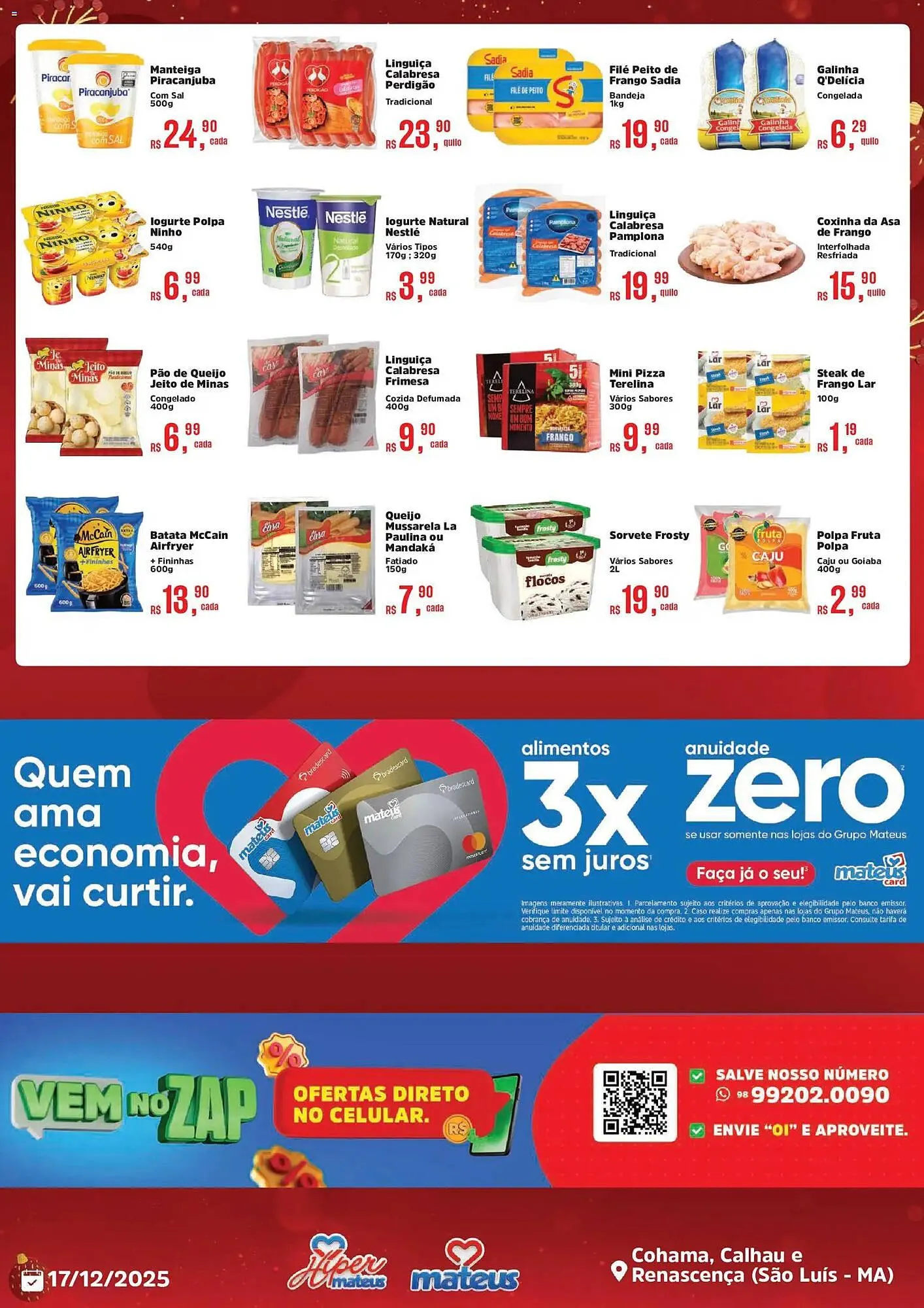 Encarte de Catálogo Supermercados Mateus 17 de dezembro até 17 de dezembro 2025 - Pagina 3