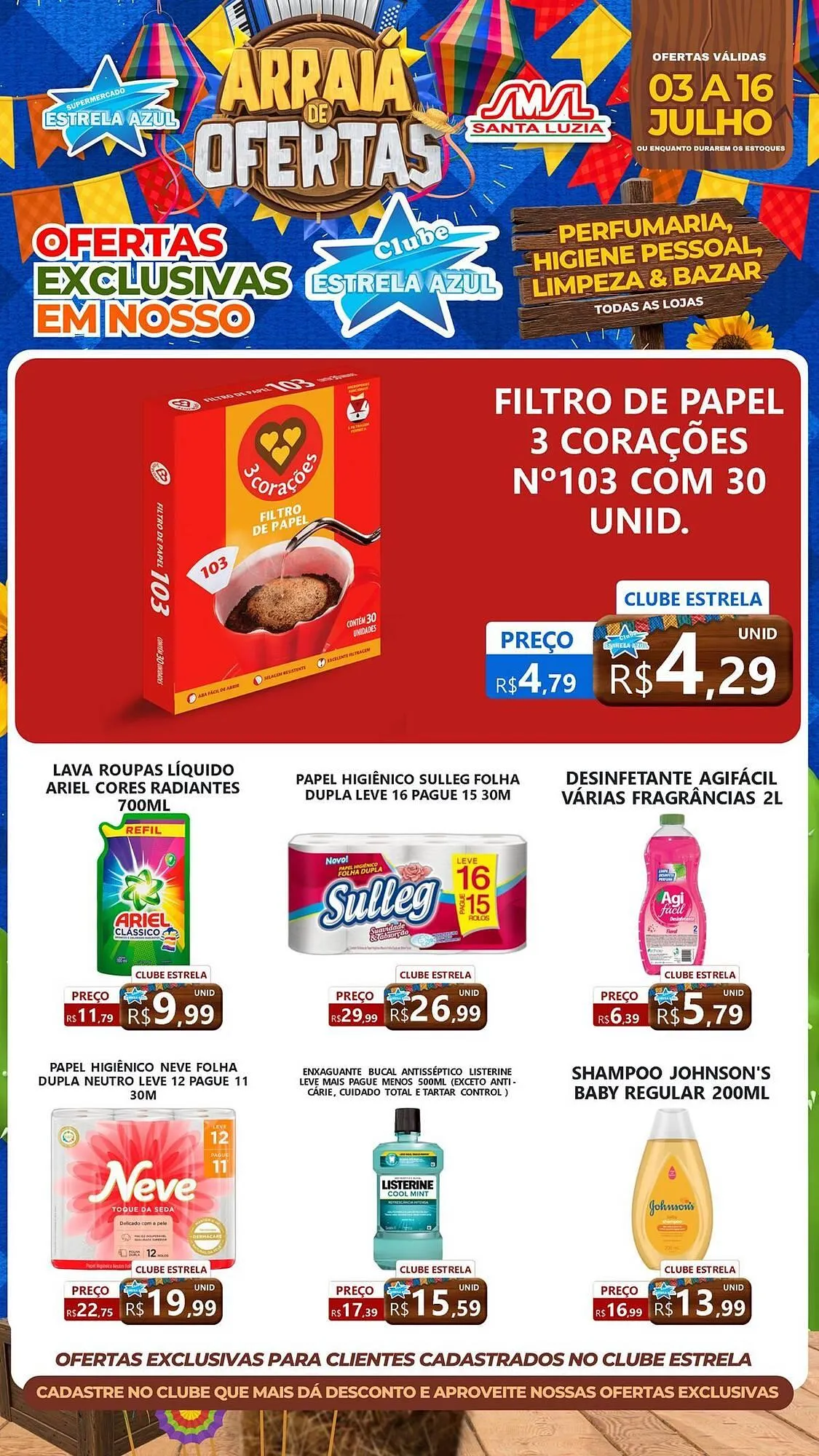 Encarte de Catálogo Supermercado Estrela Azul 3 de julho até 16 de julho 2025 - Pagina 8