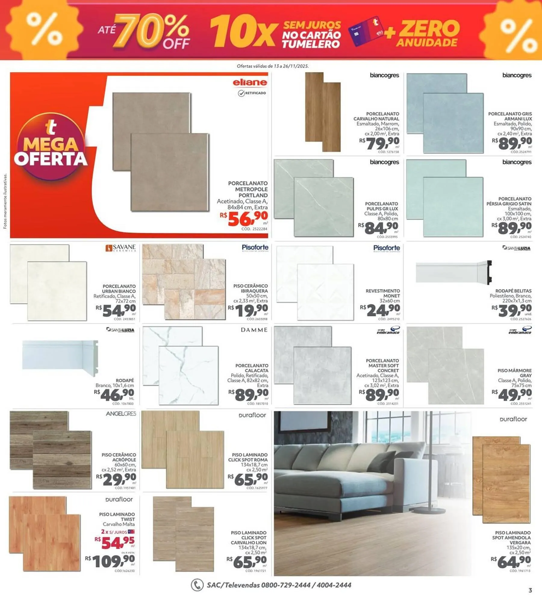 Encarte de Catálogo Tumelero 13 de novembro até 26 de novembro 2025 - Pagina 3