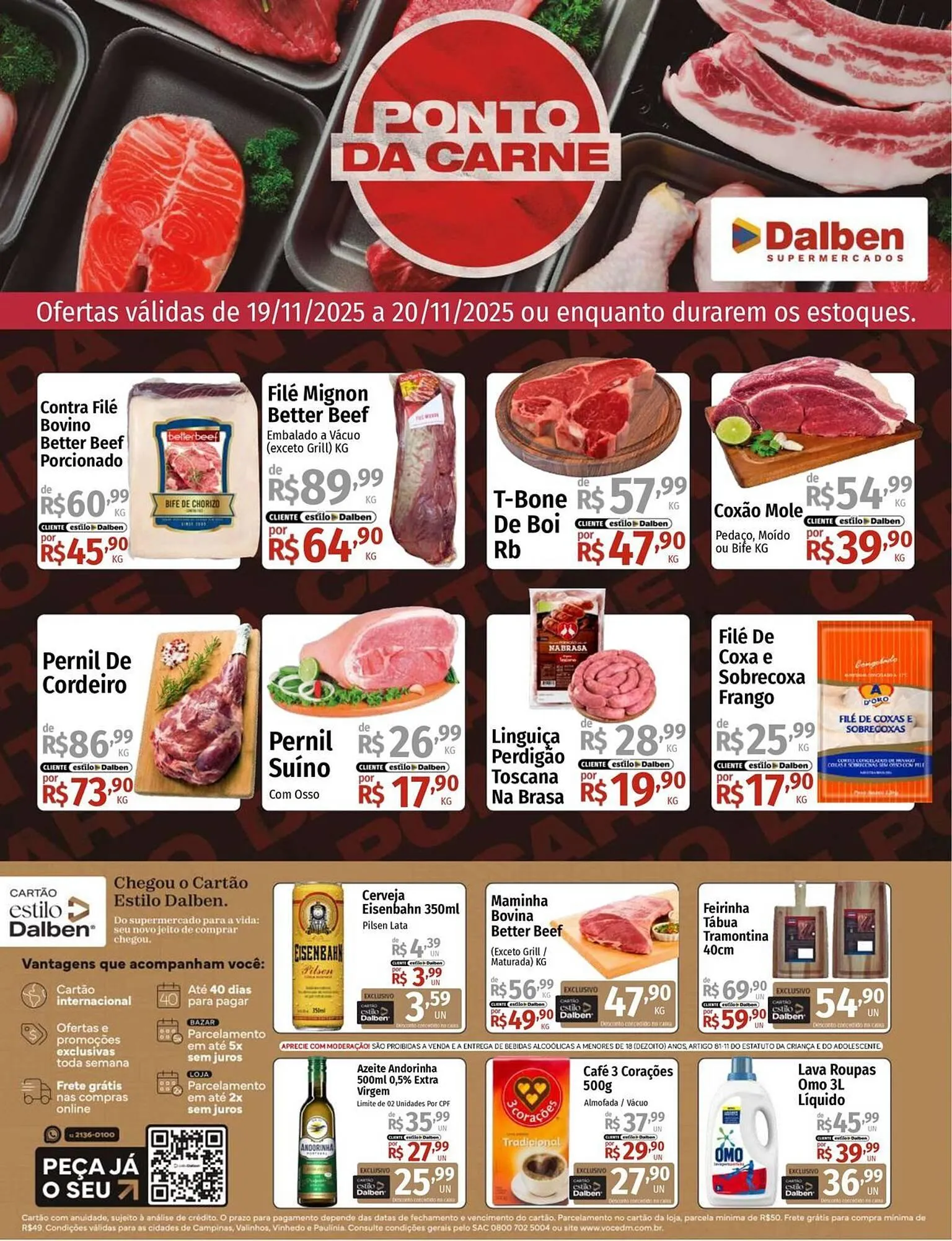 Encarte de Catálogo Supermercado Dalben 19 de novembro até 20 de novembro 2025 - Pagina 1