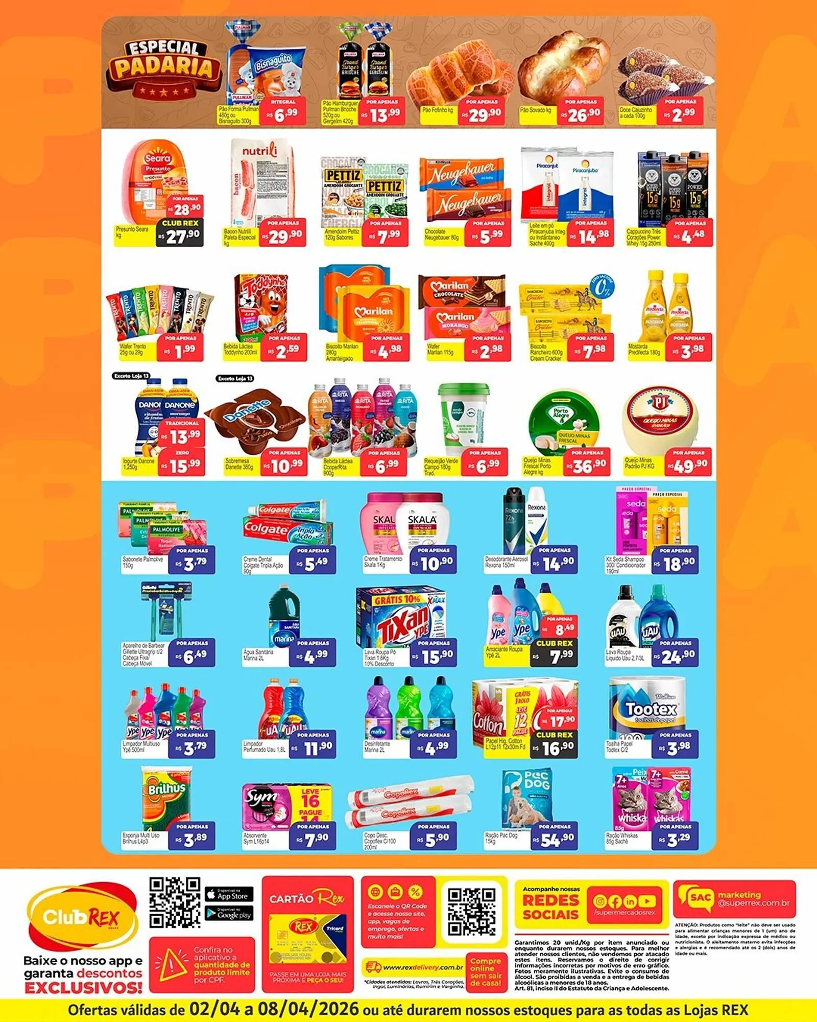 Encarte de Catálogo Supermercados Rex 2 de abril até 8 de abril 2026 - Pagina 2