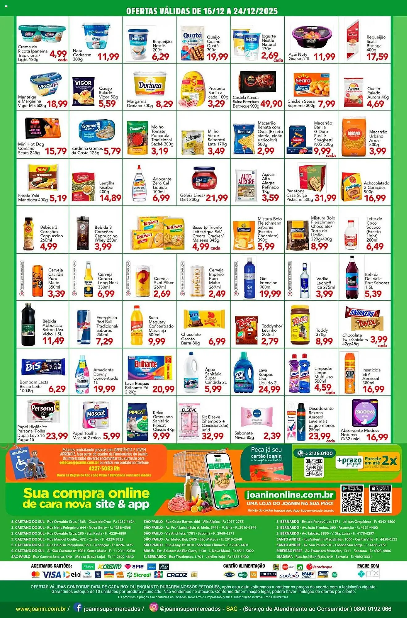 Encarte de Catálogo Supermercados Joanin 16 de dezembro até 24 de dezembro 2025 - Pagina 2