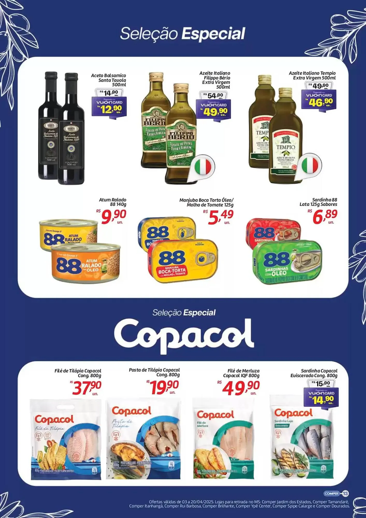 Encarte de Catálogo Comper 25 de abril até 25 de abril 2025 - Pagina 13
