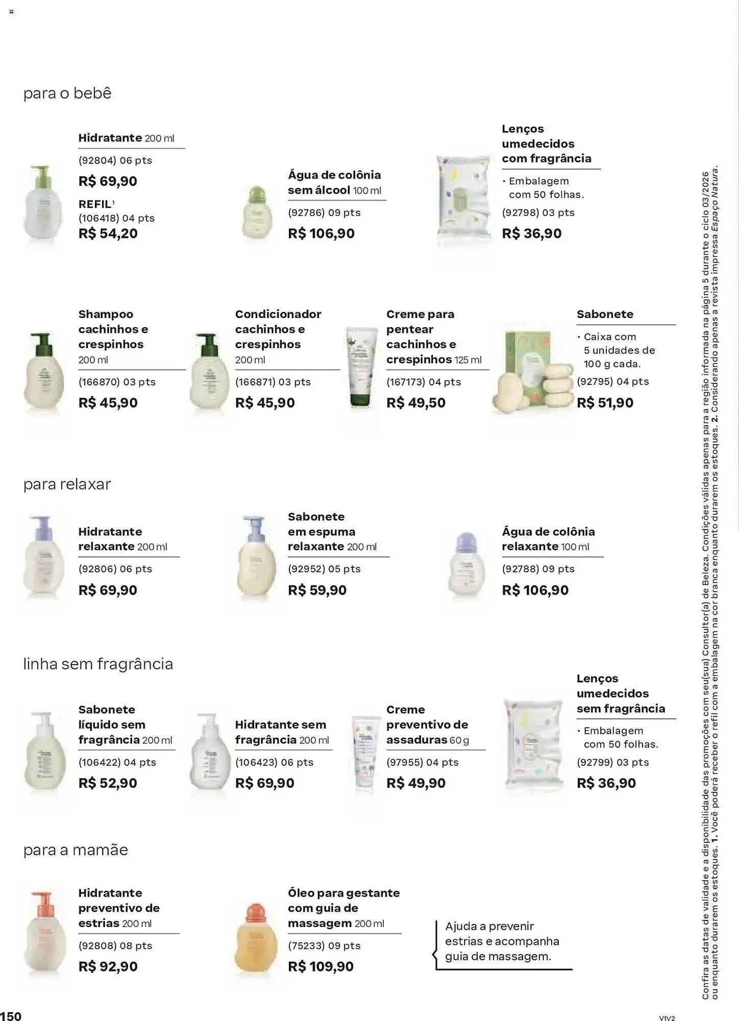 Encarte de Catálogo Natura 4 de fevereiro até 25 de fevereiro 2026 - Pagina 150