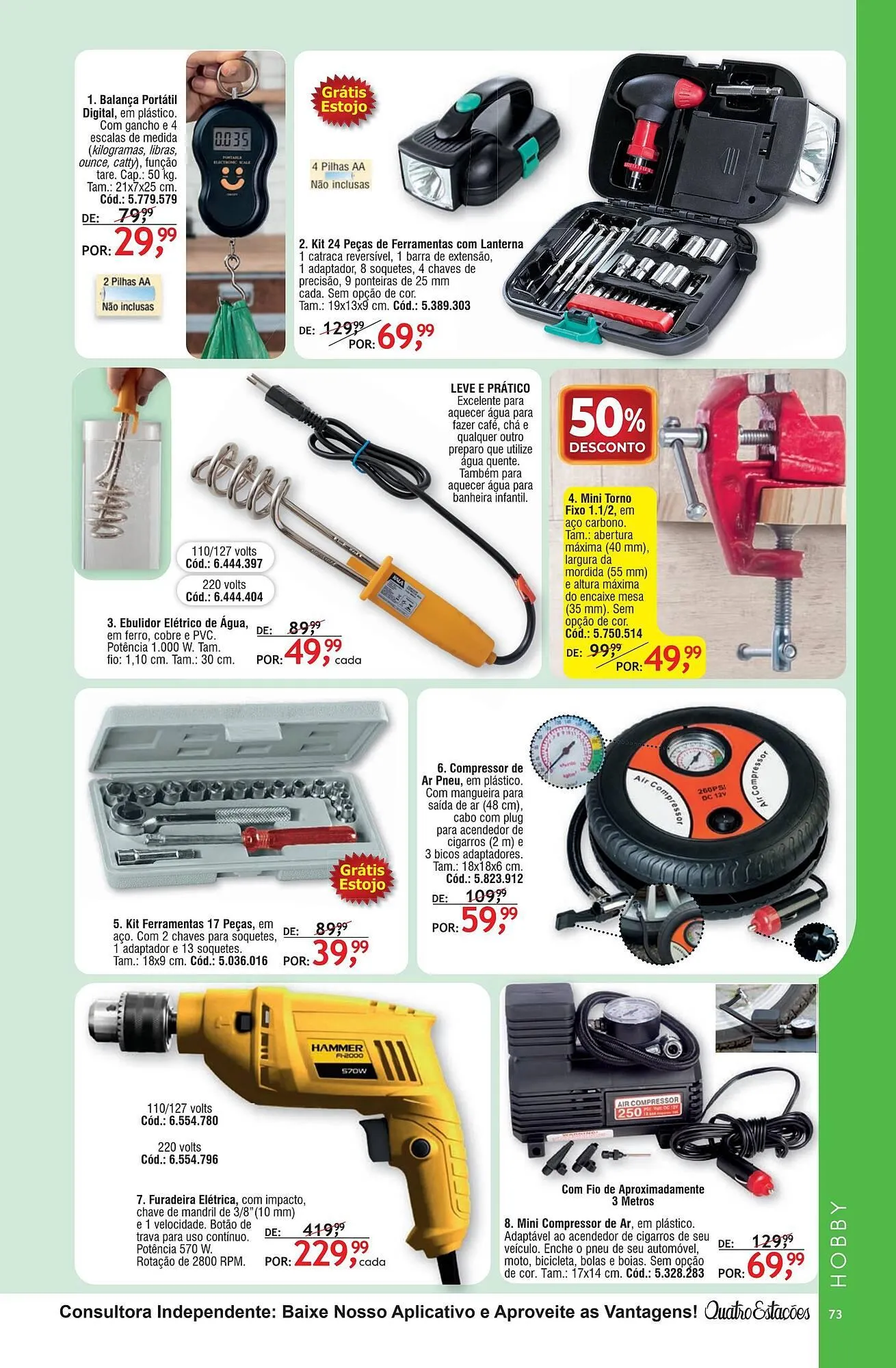 Encarte de Revista Quatro Estações 30 de março até 7 de julho 2026 - Pagina 69