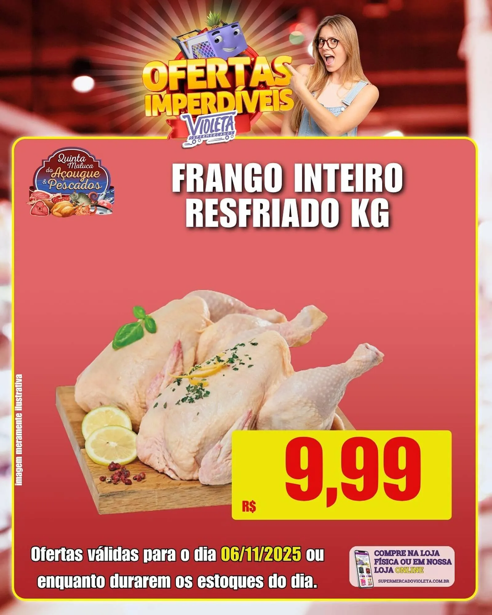 Encarte de Catálogo Violeta Supermercados 5 de novembro até 6 de novembro 2025 - Pagina 1