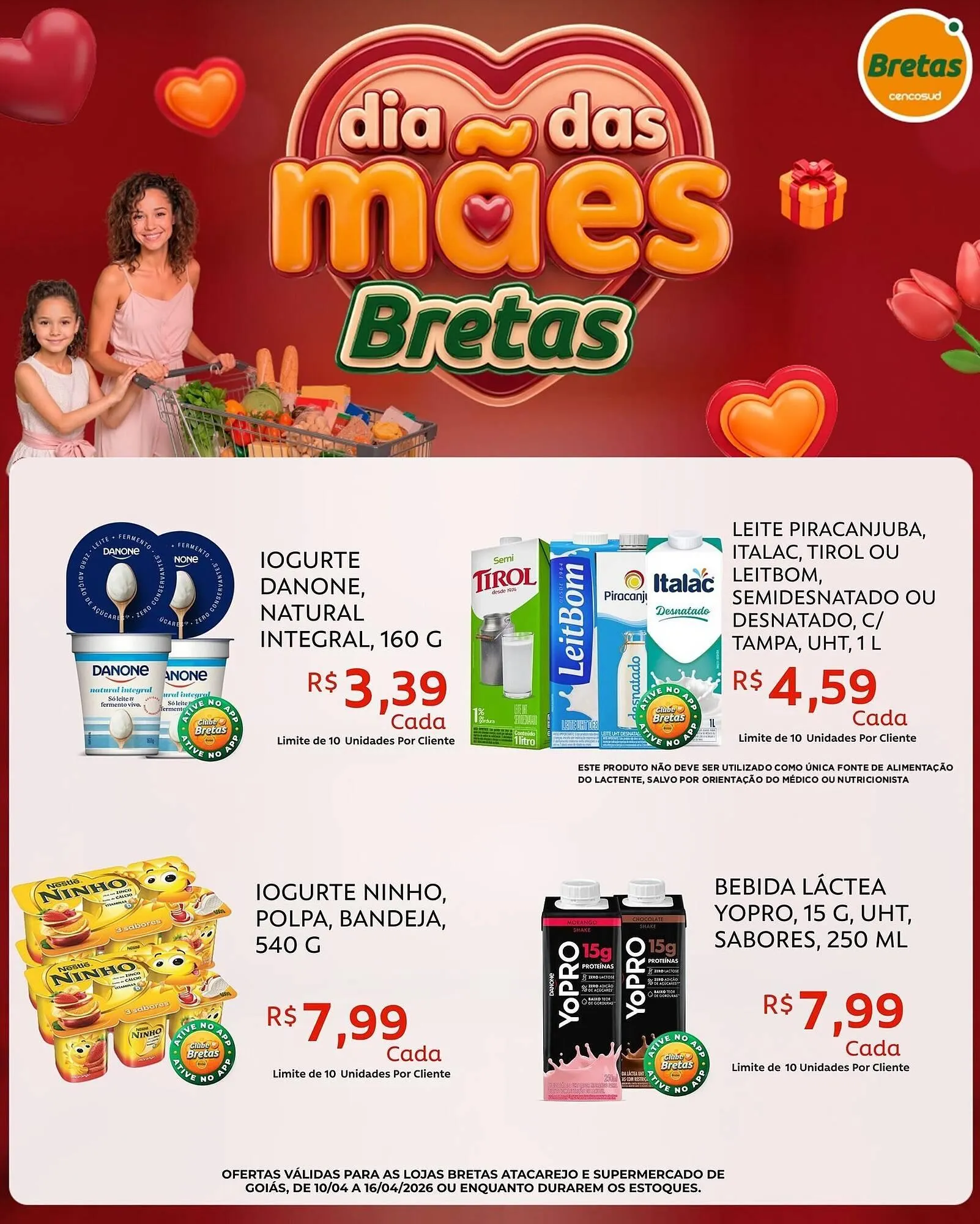 Encarte de Catálogo Supermercados Bretas 11 de abril até 16 de abril 2026 - Pagina 3