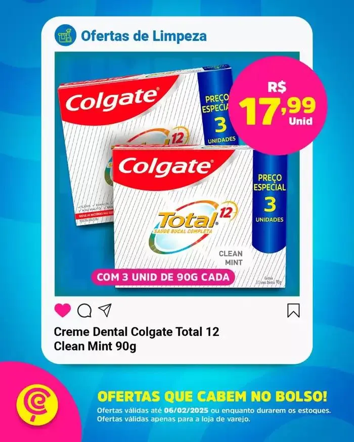 Encarte de Encarte Comercial Esperança 4 de fevereiro até 6 de fevereiro 2025 - Pagina 1