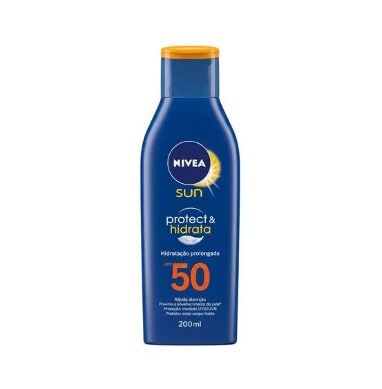 Kit Protetor Solar Nivea FPS50 200ml + Protetor Solar Kids FPS60 100ml