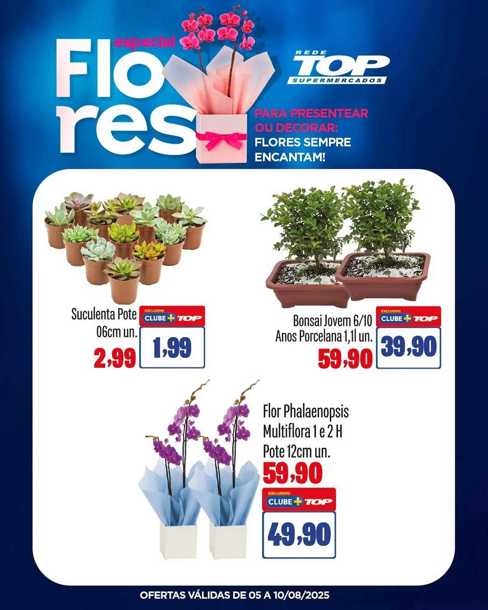 Encarte de Catálogo Rede Top 4 de agosto até 10 de agosto 2025 - Pagina 1