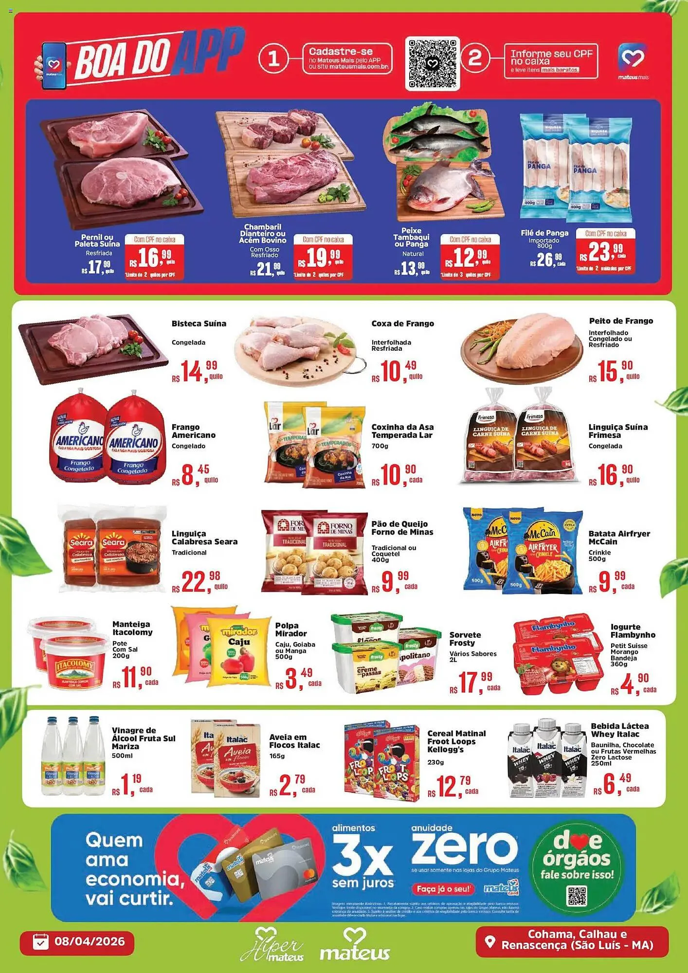 Encarte de Catálogo Supermercados Mateus 8 de abril até 8 de abril 2026 - Pagina 2