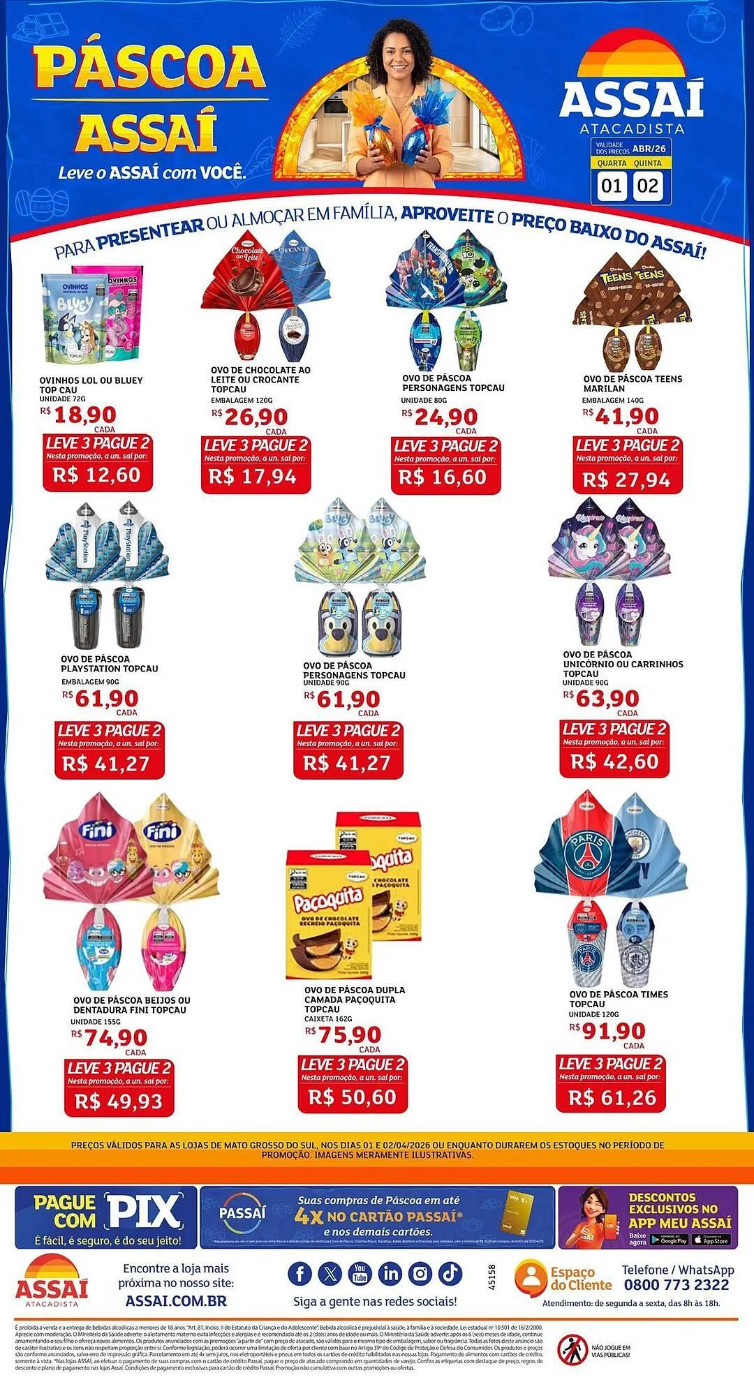 Encarte de Encarte Assaí Atacadista 2 de abril até 2 de abril 2026 - Pagina 1