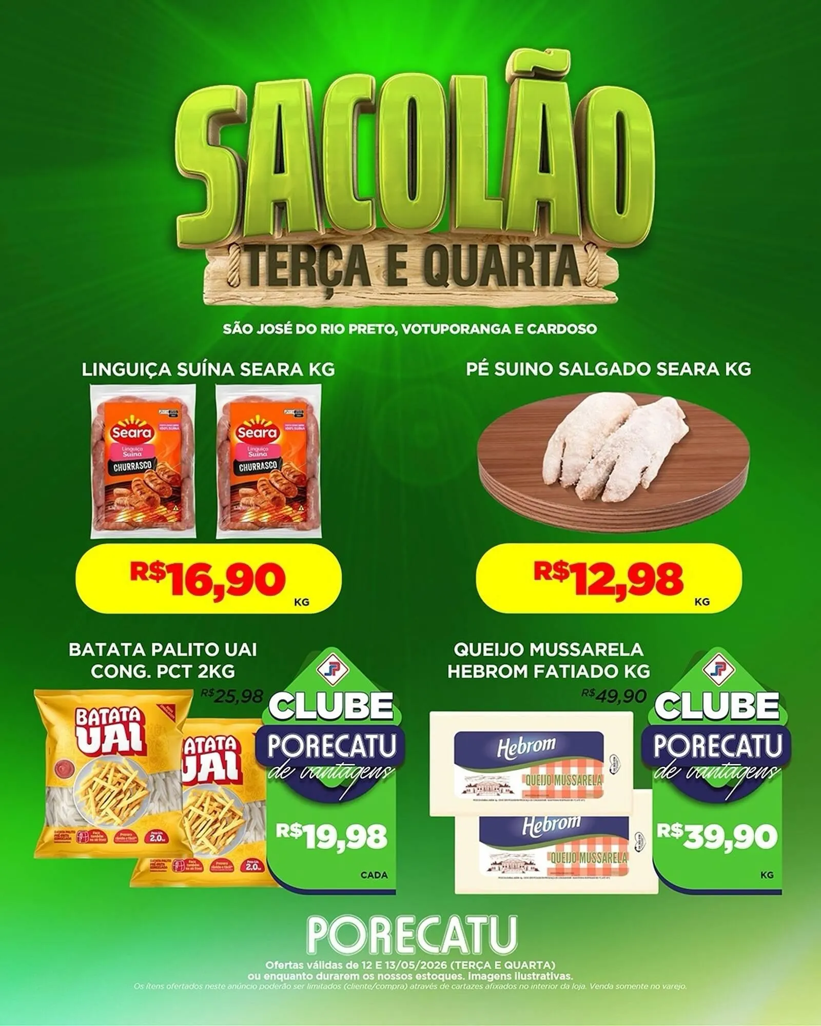 Encarte de Catálogo Supermercado Porecatu 12 de maio até 13 de maio 2026 - Pagina 9