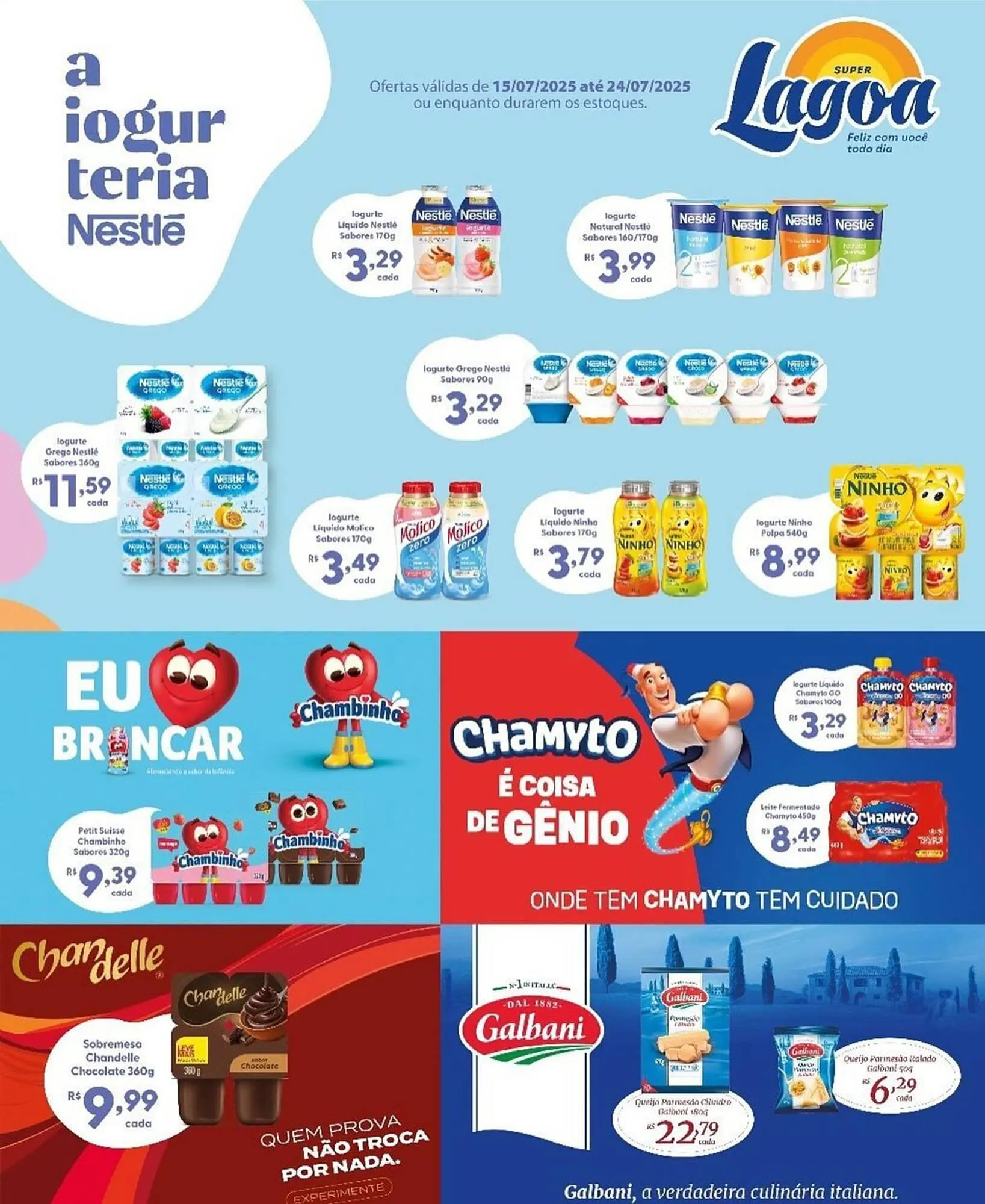 Encarte de Catálogo Super Lagoa 15 de julho até 24 de julho 2025 - Pagina 1