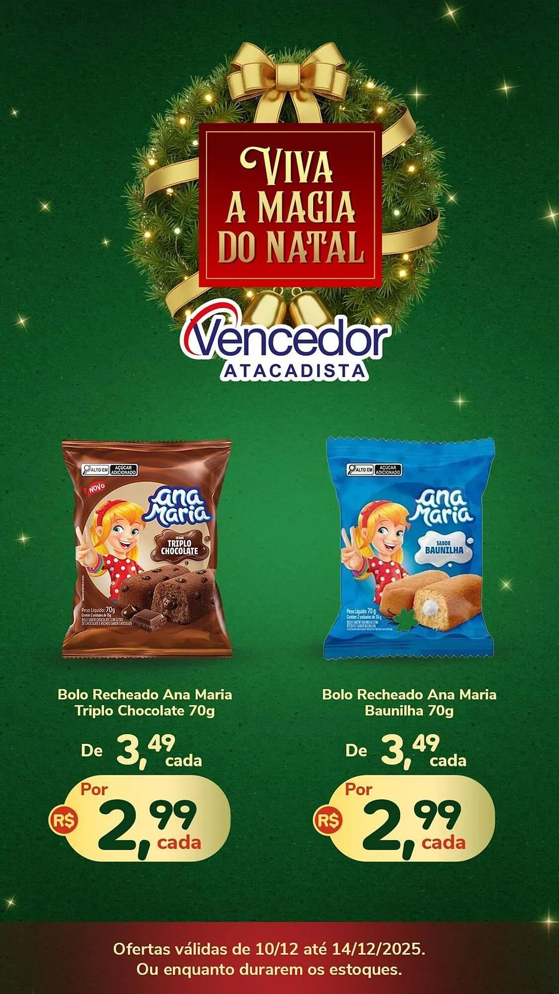 Encarte de Folheto Vencedor Atacadista 10 de dezembro até 31 de dezembro 2025 - Pagina 1