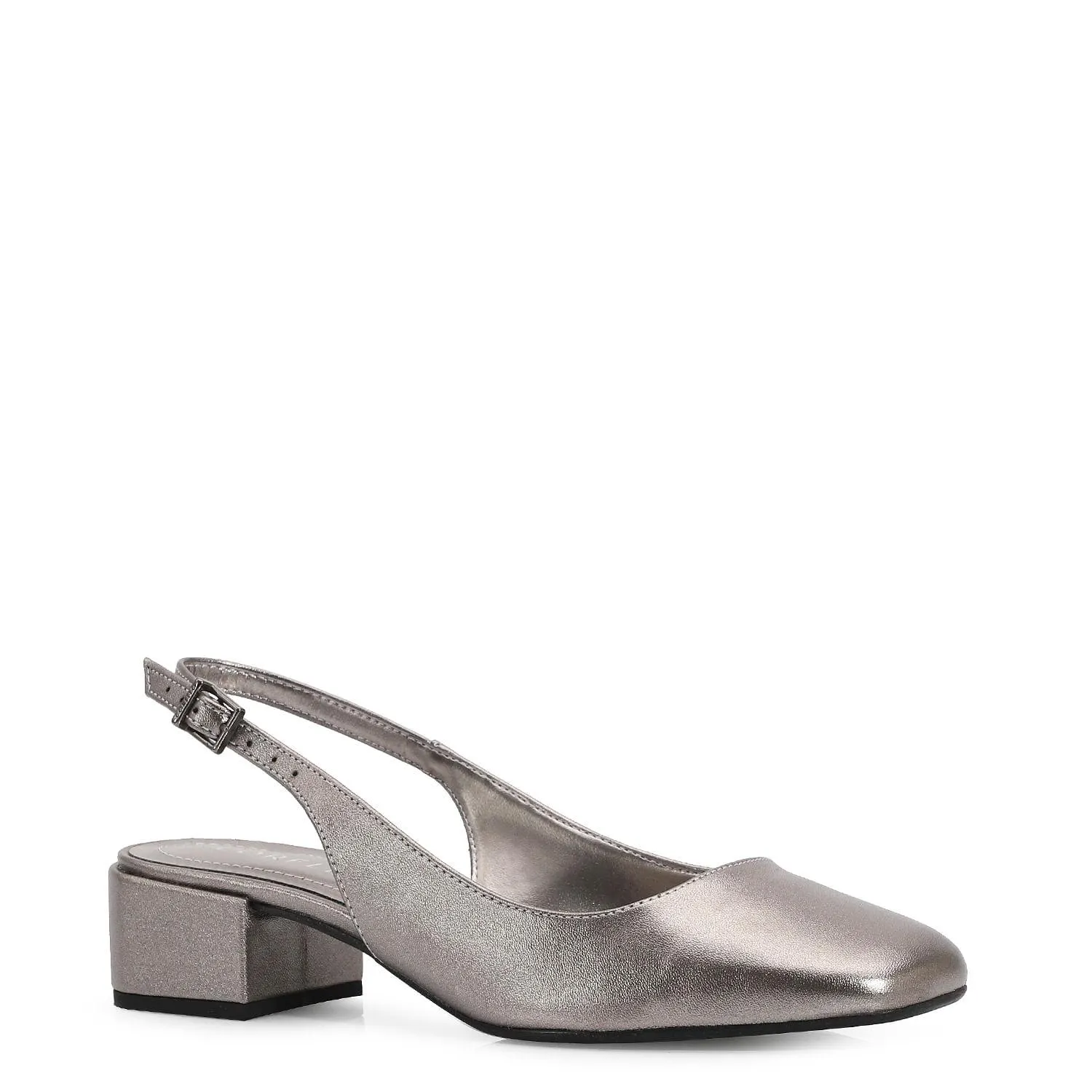 Scarpin Metalizado Prata