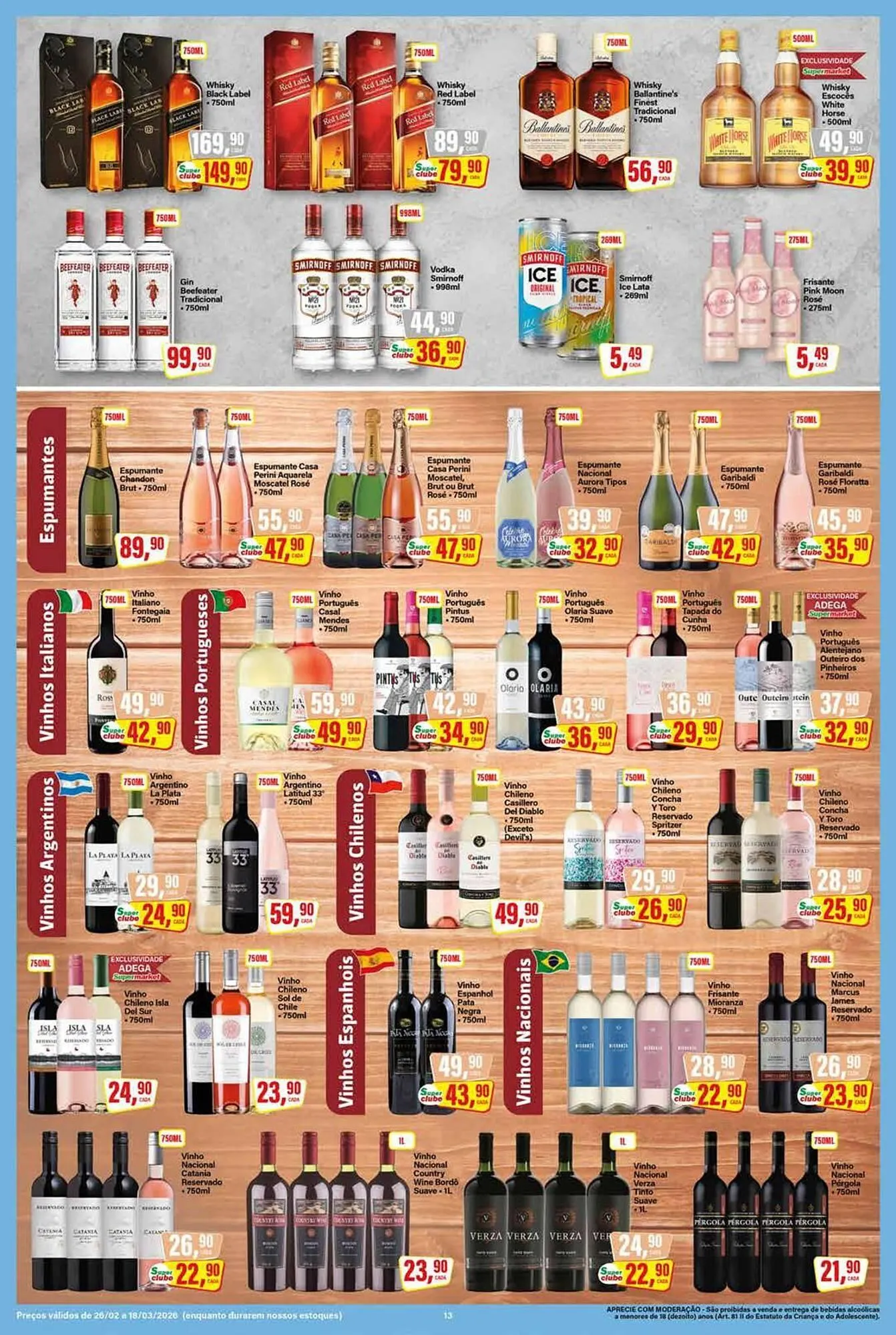 Encarte de Encarte Rede Supermarket 16 de março até 18 de março 2026 - Pagina 13