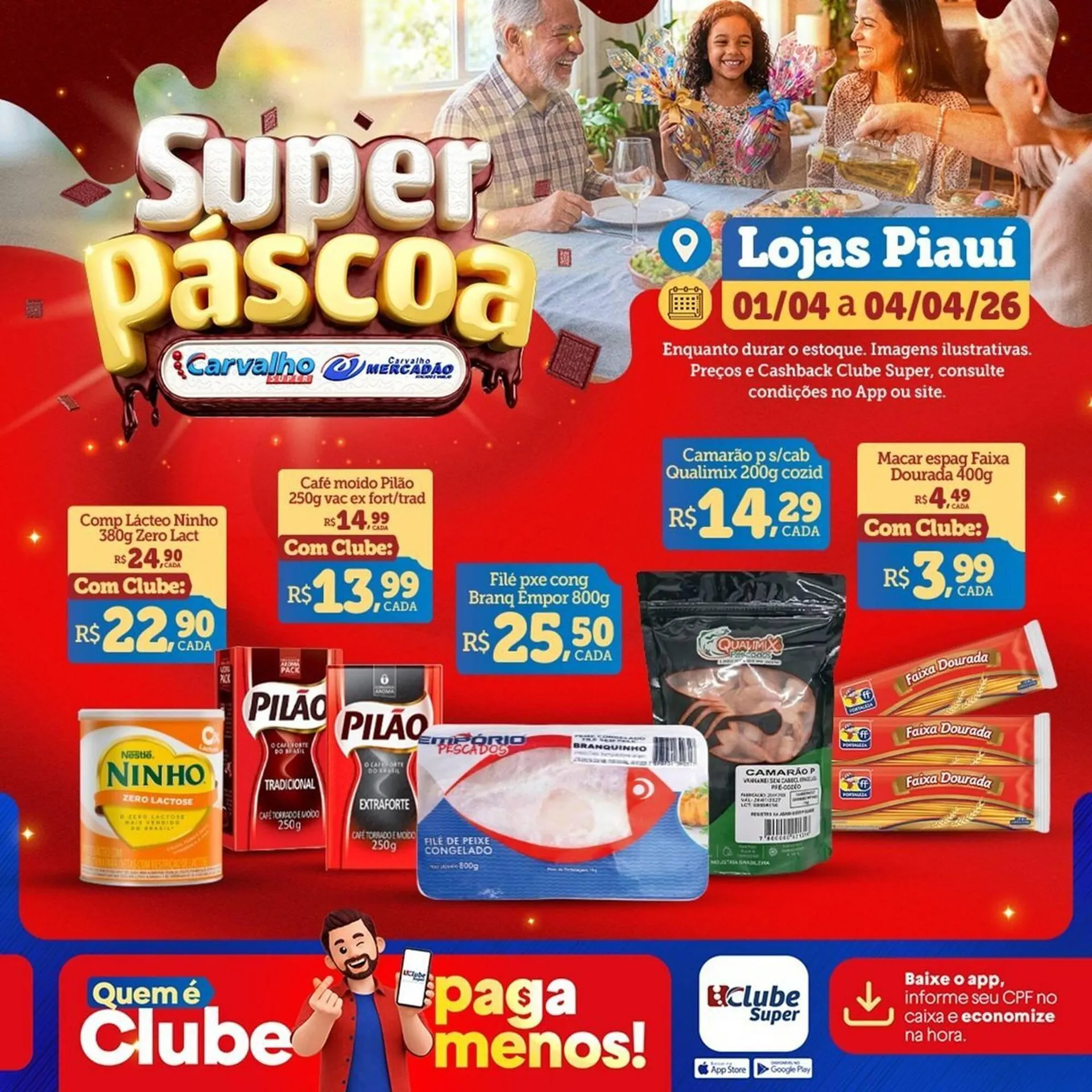 Encarte de Catálogo Carvalho Supermercado 1 de abril até 4 de abril 2026 - Pagina 2