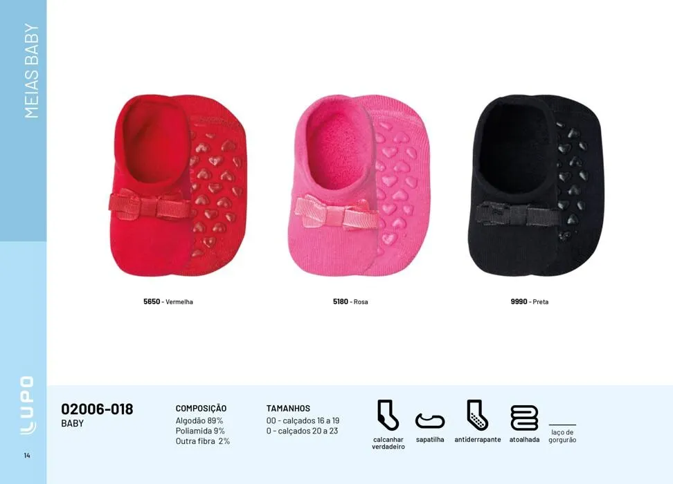 Encarte de Catálogo Meias Baby Verão 2023/24 28 de julho até 31 de dezembro 2024 - Pagina 14