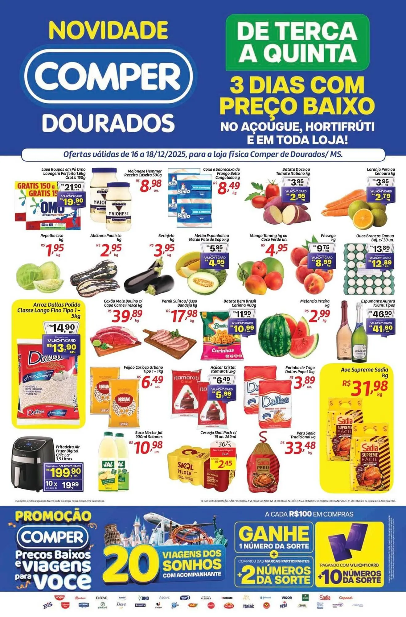 Encarte de Folheto Comper 16 de dezembro até 18 de dezembro 2025 - Pagina 1