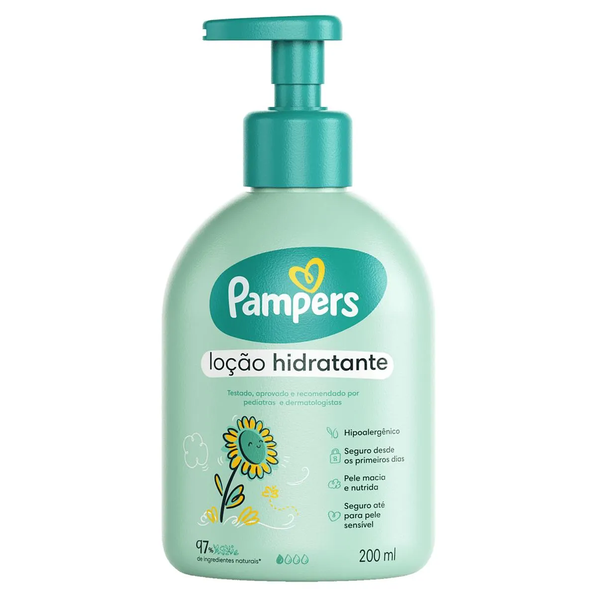 Loção Hidratante Infantil Pampers - 200ml