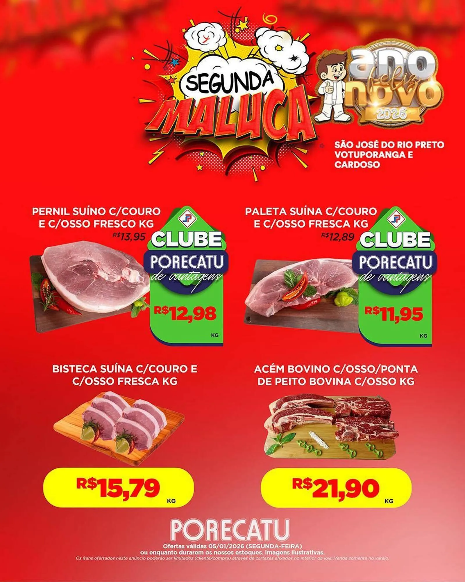 Encarte de Catálogo Supermercado Porecatu 5 de janeiro até 5 de janeiro 2026 - Pagina 1