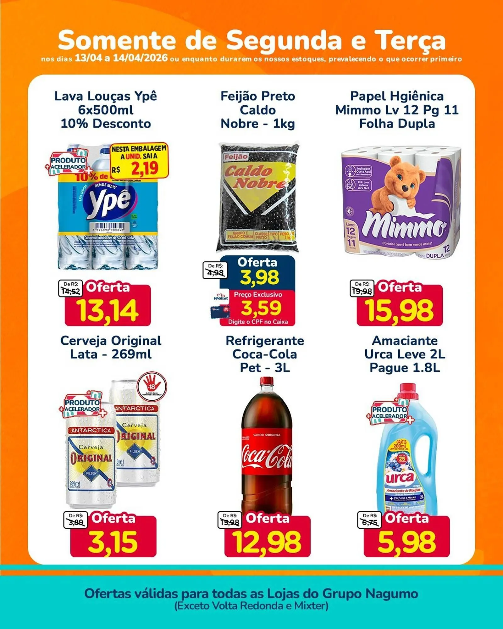 Encarte de Folheto Nagumo 13 de abril até 14 de abril 2026 - Pagina 2