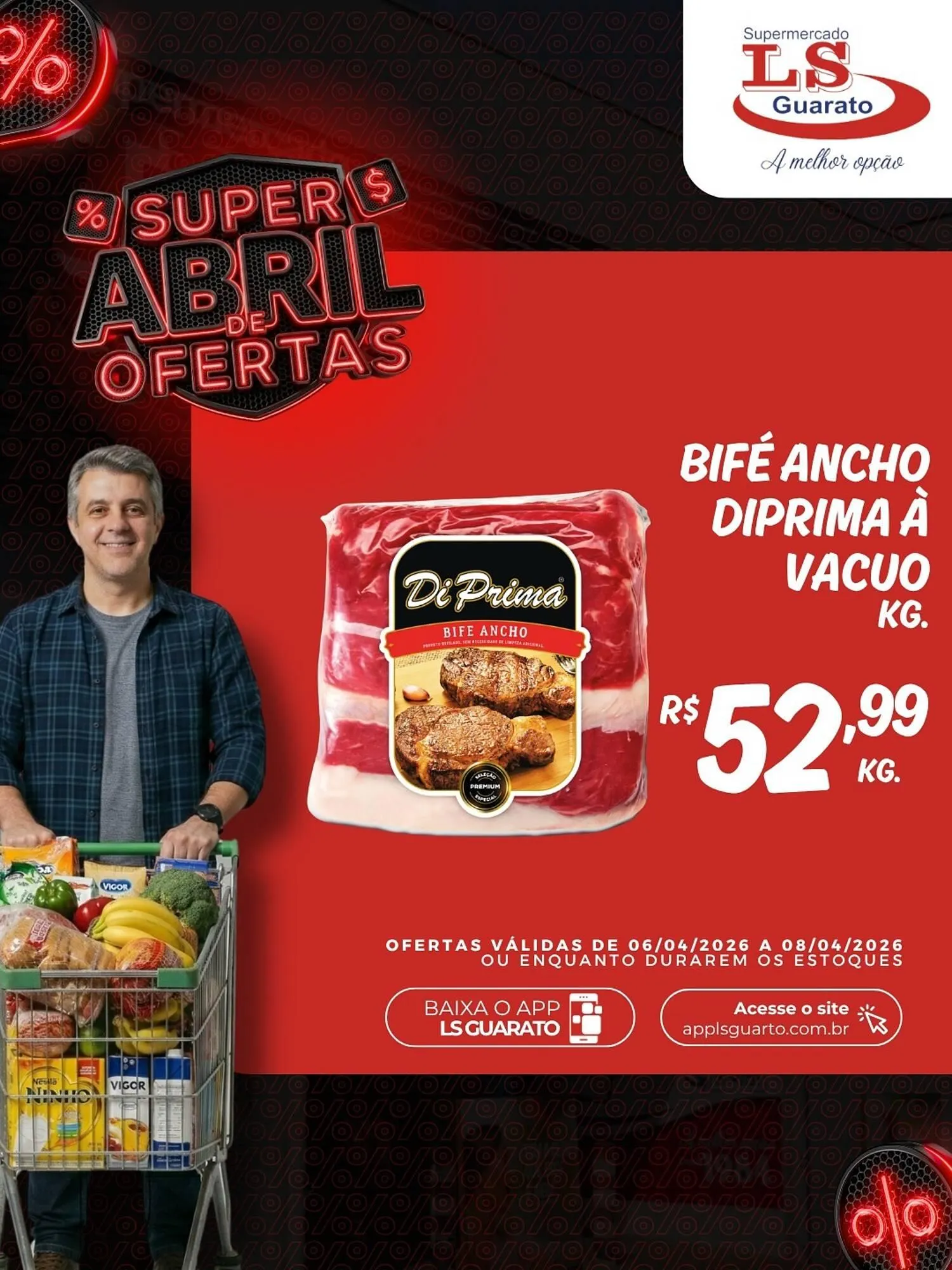 Encarte de Catálogo Supermercado LS Guarato 6 de abril até 8 de abril 2026 - Pagina 5