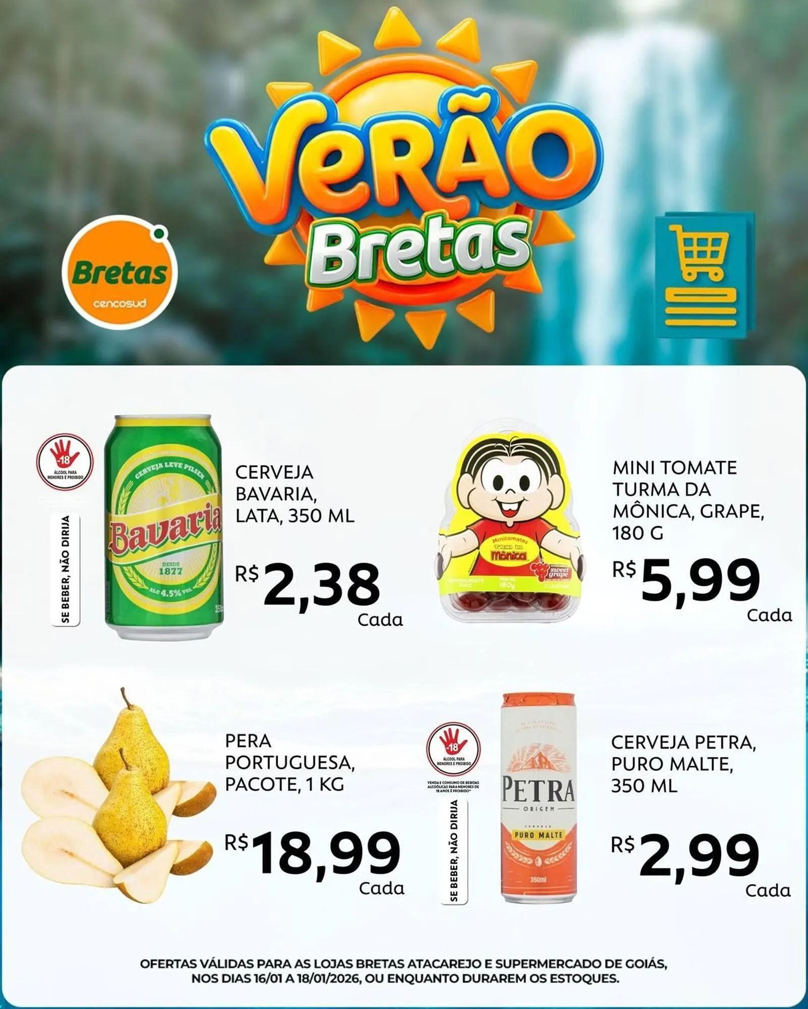 Encarte de Catálogo Supermercados Bretas 16 de janeiro até 18 de janeiro 2026 - Pagina 2