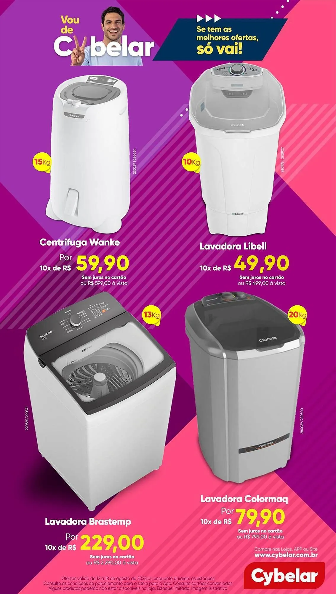 Encarte de Catálogo Cybelar 15 de agosto até 18 de agosto 2025 - Pagina 6