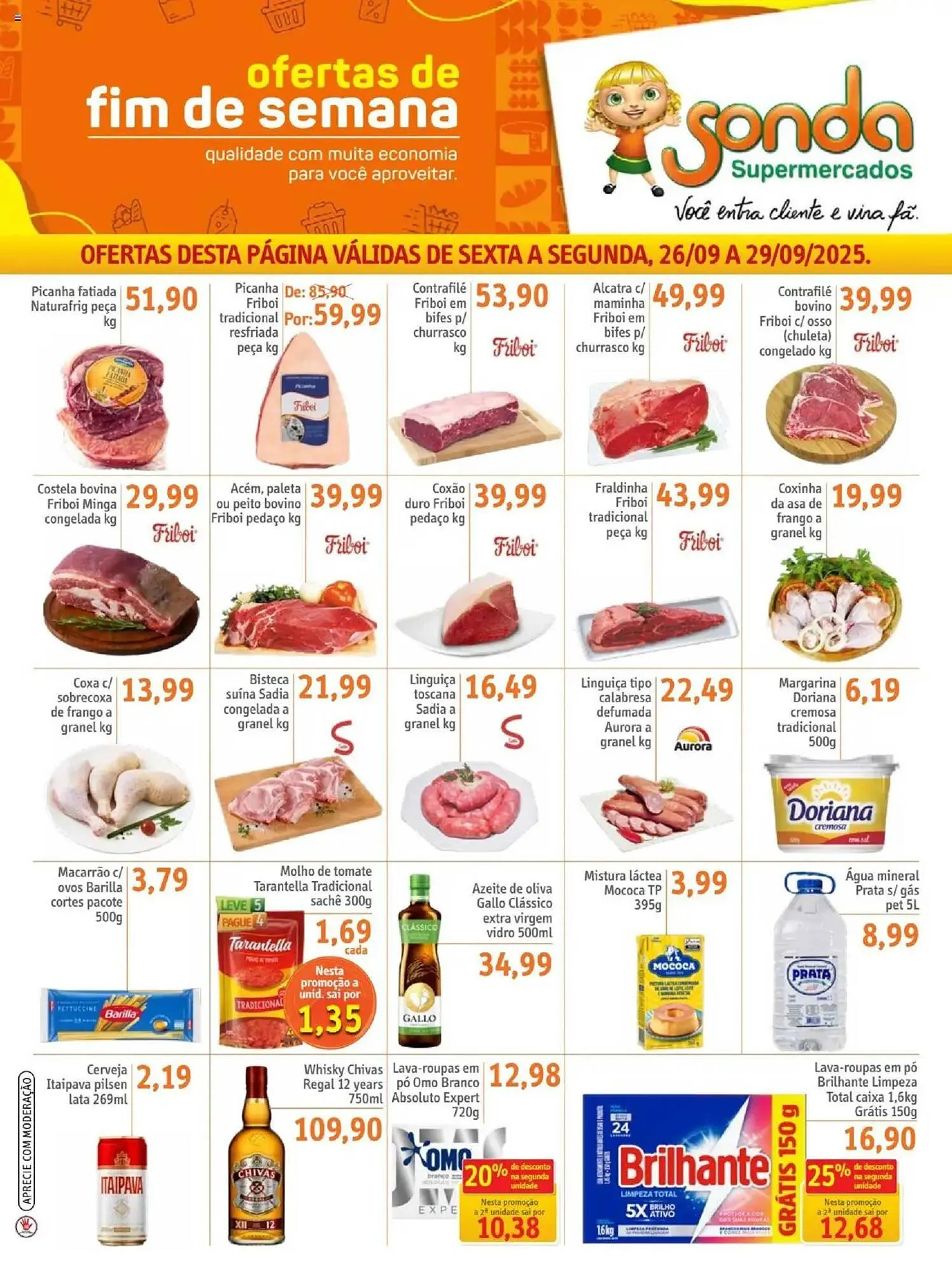 Encarte de Folheto Sonda 26 de setembro até 29 de setembro 2025 - Pagina 1