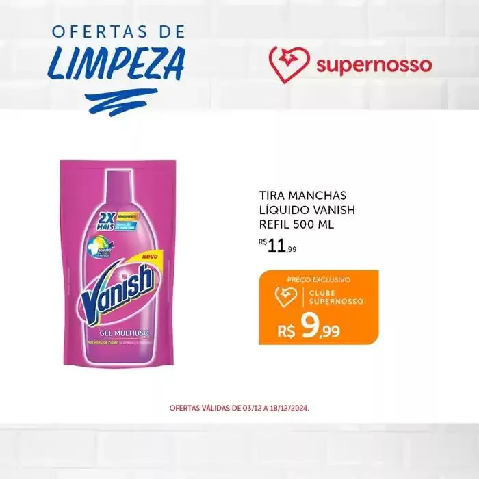 Encarte de Encarte Super Nosso 10 de dezembro até 13 de dezembro 2024 - Pagina 7