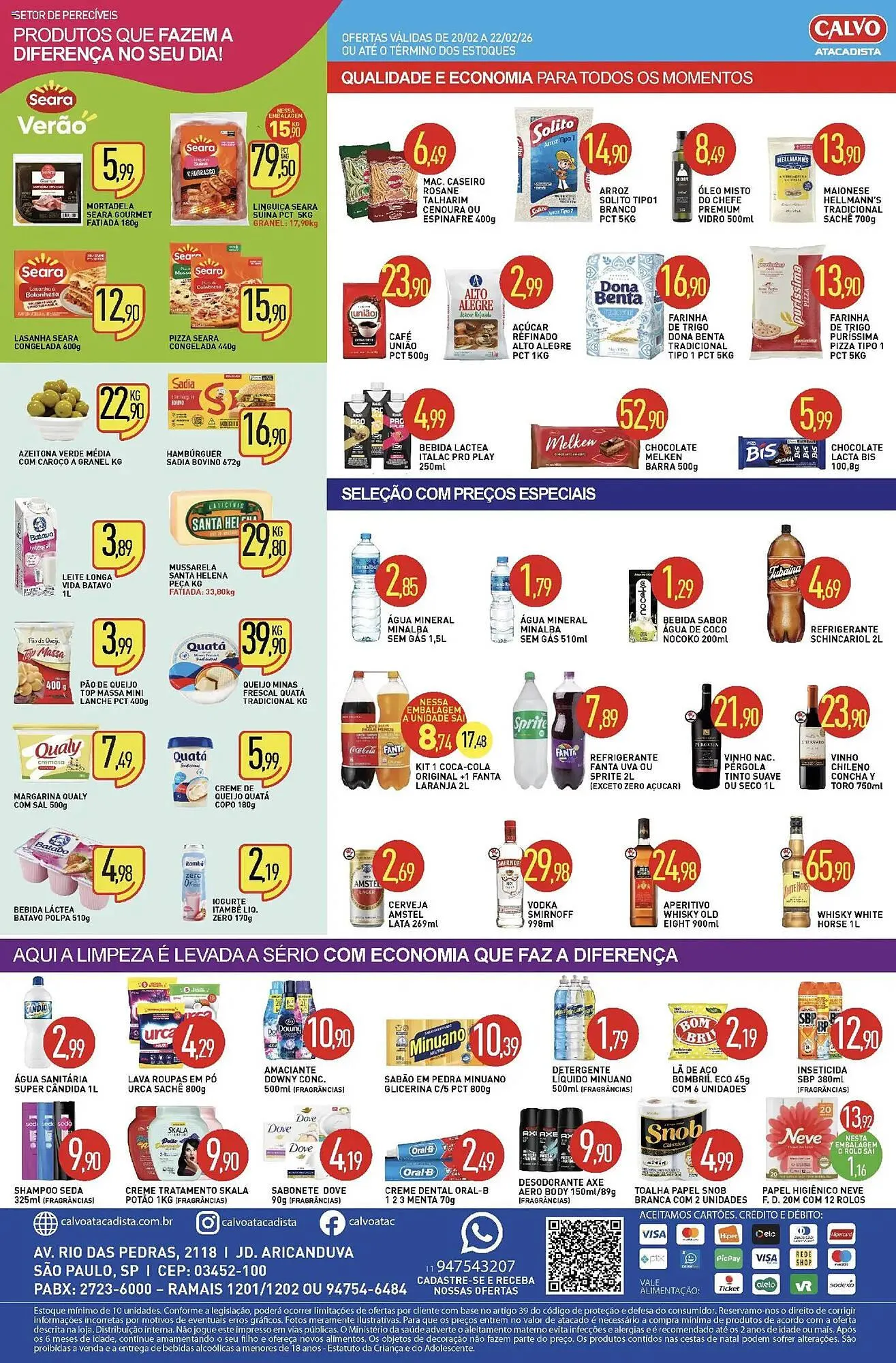 Encarte de Folheto Calvo Atacadista 20 de fevereiro até 22 de fevereiro 2026 - Pagina 2