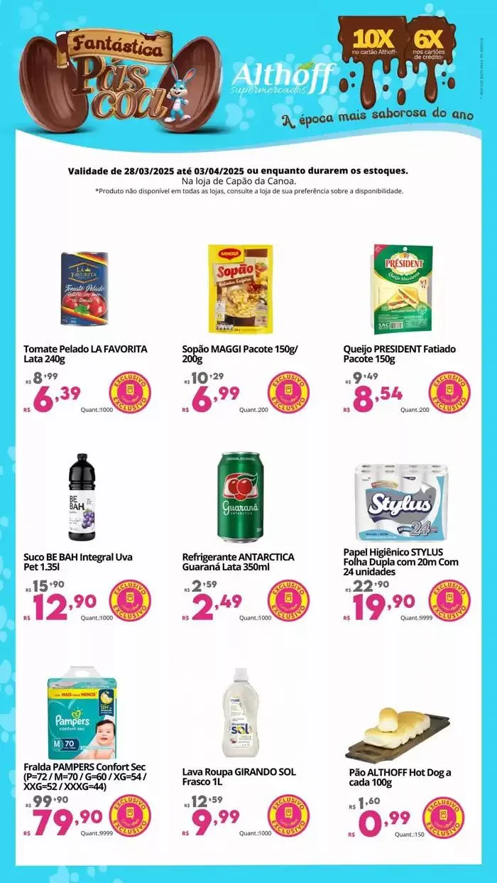 Encarte de Encarte Semanal - RS (28/03 a 03/04). 28 de março até 3 de abril 2025 - Pagina 1