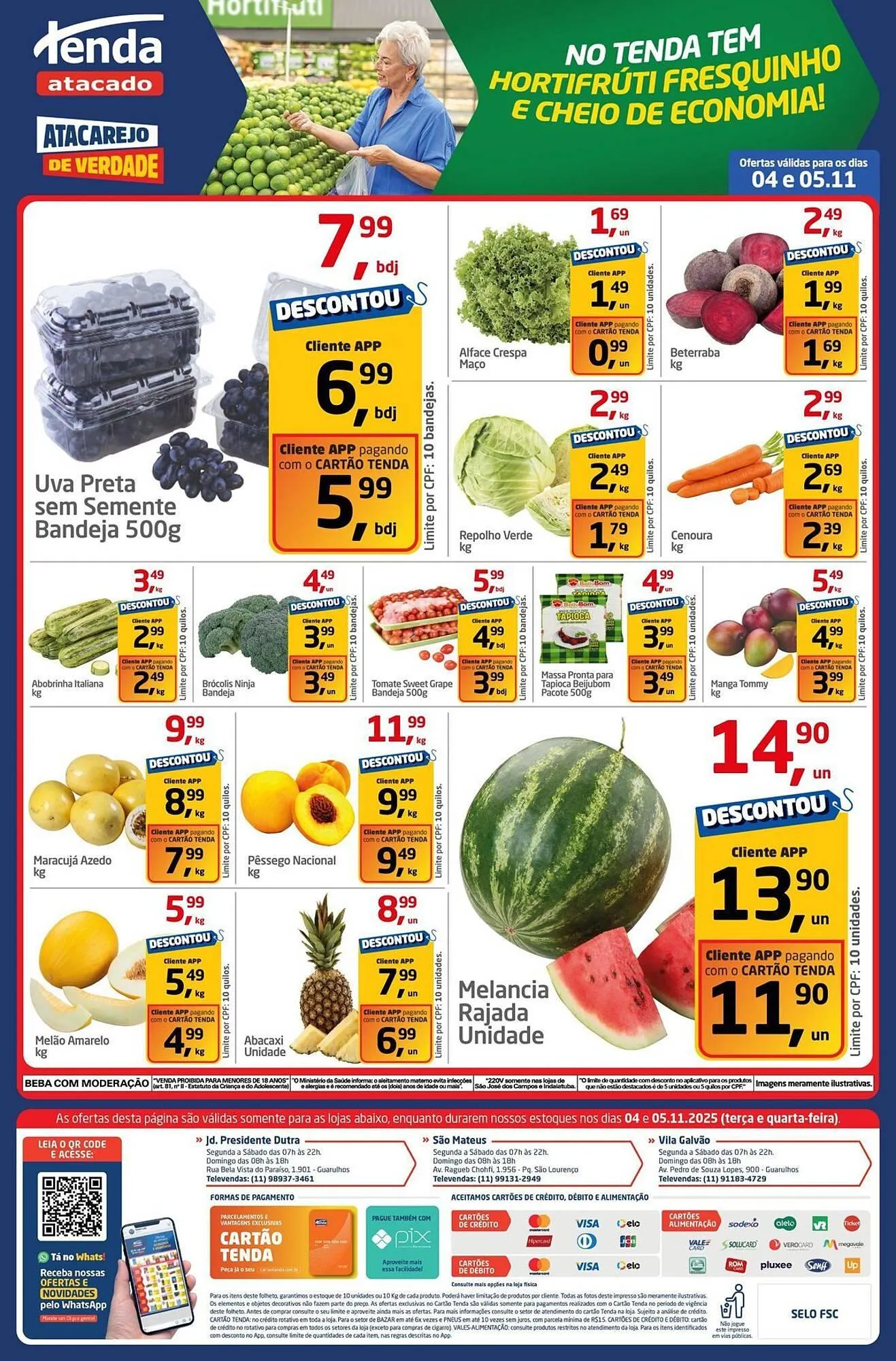 Encarte de Folheto Tenda Atacado 3 de novembro até 5 de novembro 2025 - Pagina 4