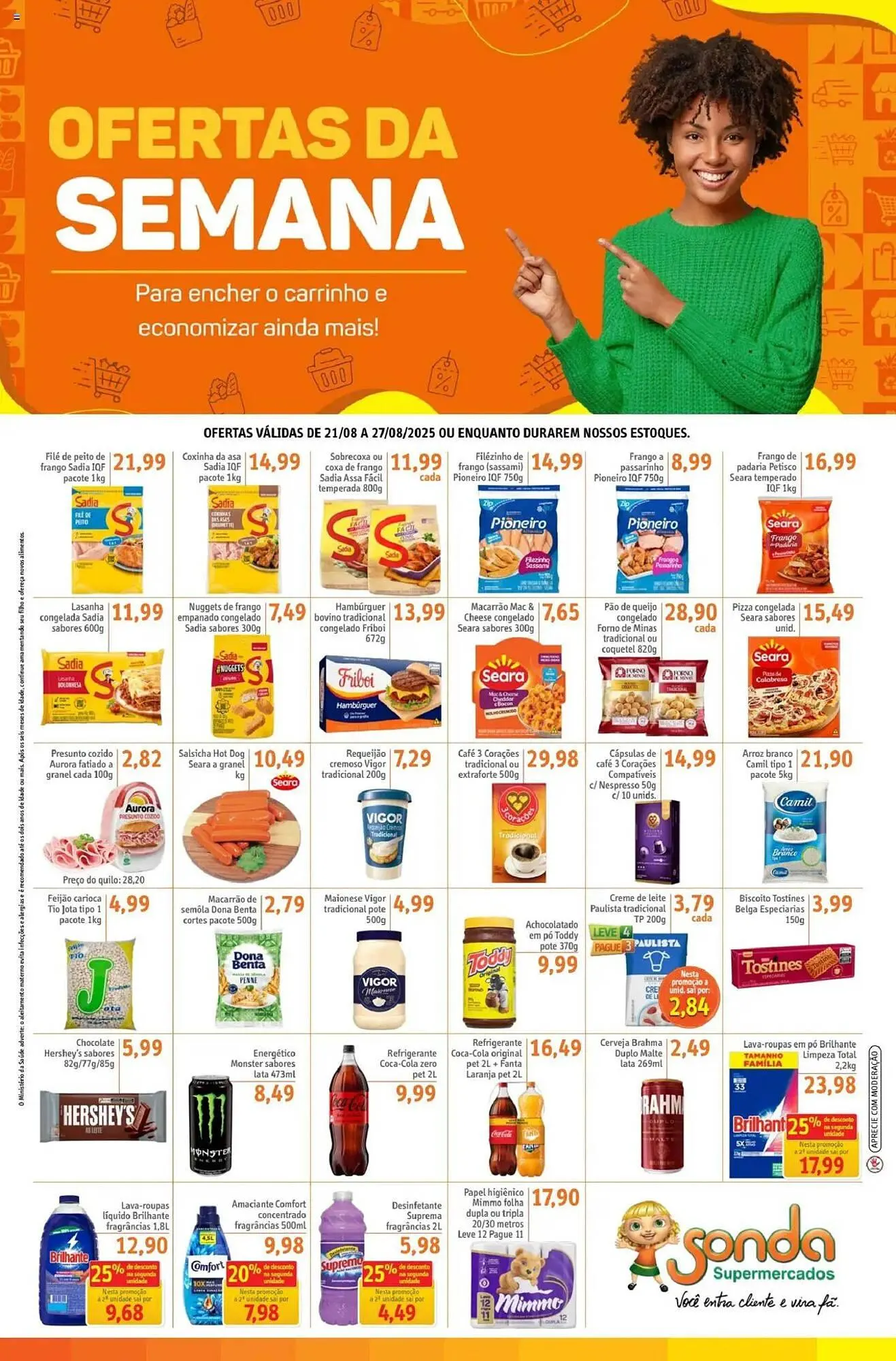 Encarte de Catálogo Sonda 21 de agosto até 27 de agosto 2025 - Pagina 1