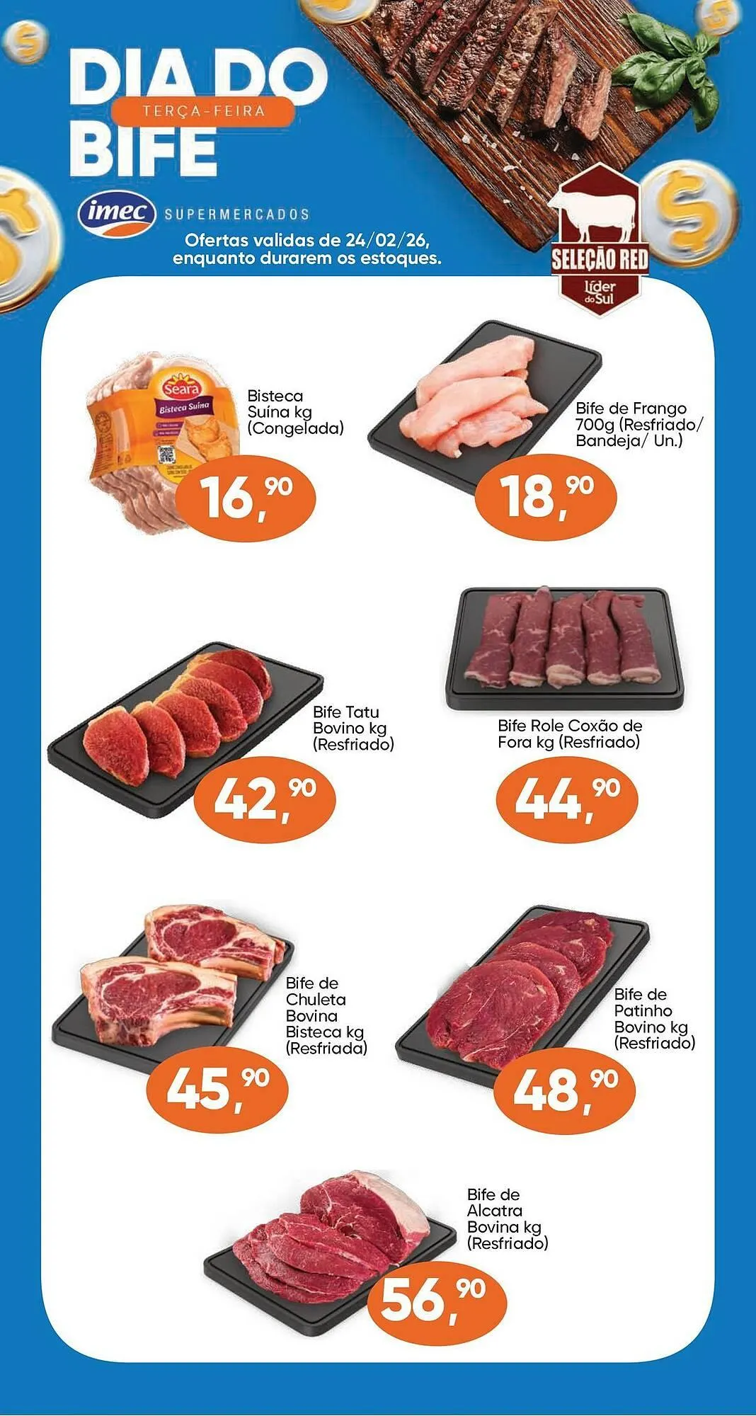 Encarte de Catálogo Imec Supermercados 24 de fevereiro até 26 de fevereiro 2026 - Pagina 1
