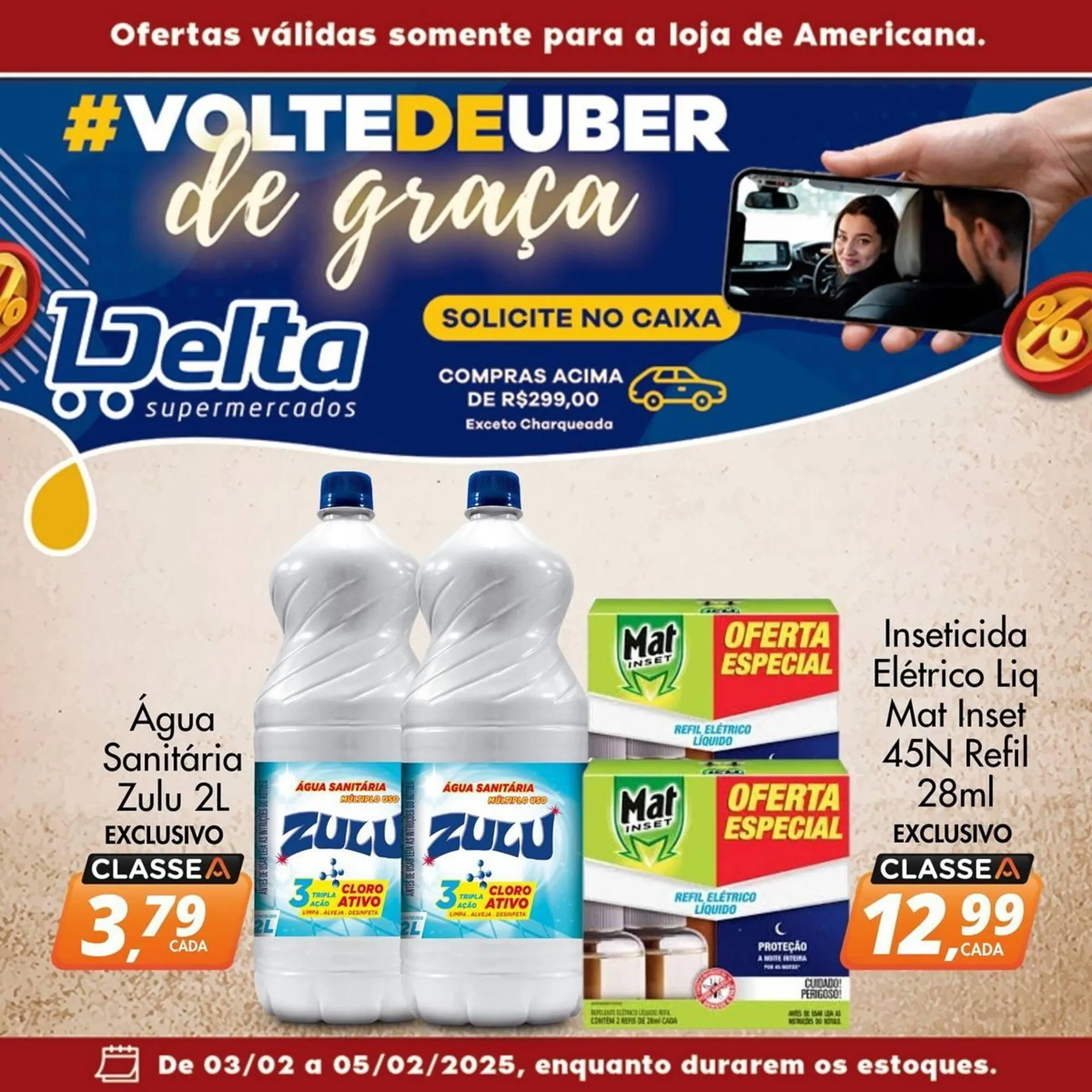 Encarte de Catálogo Delta Supermercados 3 de fevereiro até 5 de fevereiro 2025 - Pagina 1