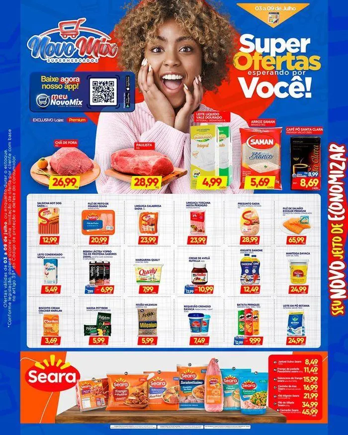 Encarte de Oferta Novo Mix 3 de julho até 9 de julho 2024 - Pagina 1