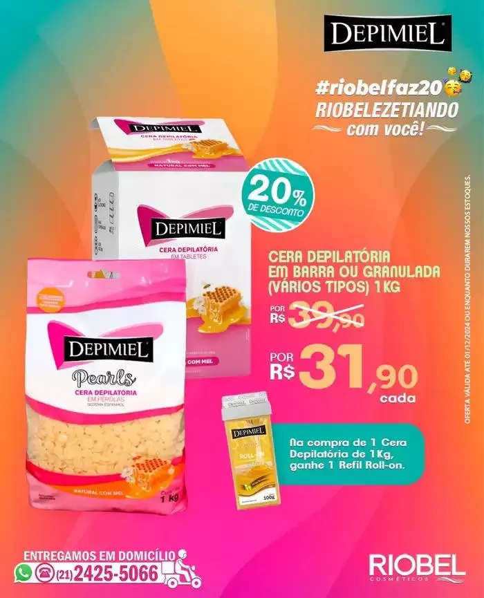 Encarte de Ofertas Rio Bel Cosméticos 20 de novembro até 1 de dezembro 2024 - Pagina 8