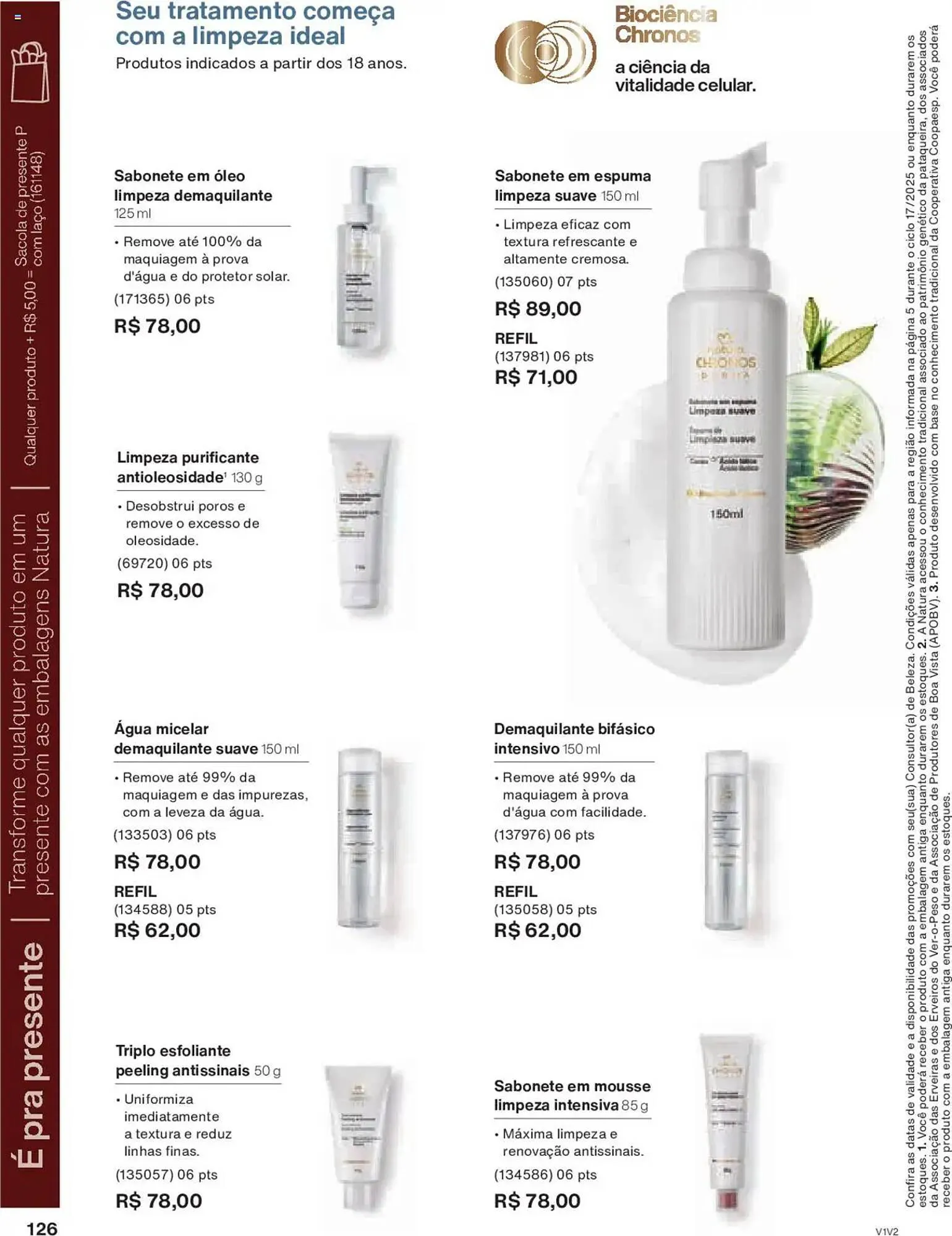 Encarte de Catálogo Natura 14 de outubro até 4 de novembro 2025 - Pagina 126